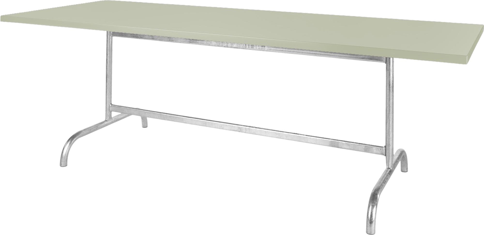 Säntis Metall-Gartentisch 240x90 klappbar in Pastellgrün präsentiert im Onlineshop von KAQTU Design AG. Gartentisch ist von Schaffner
