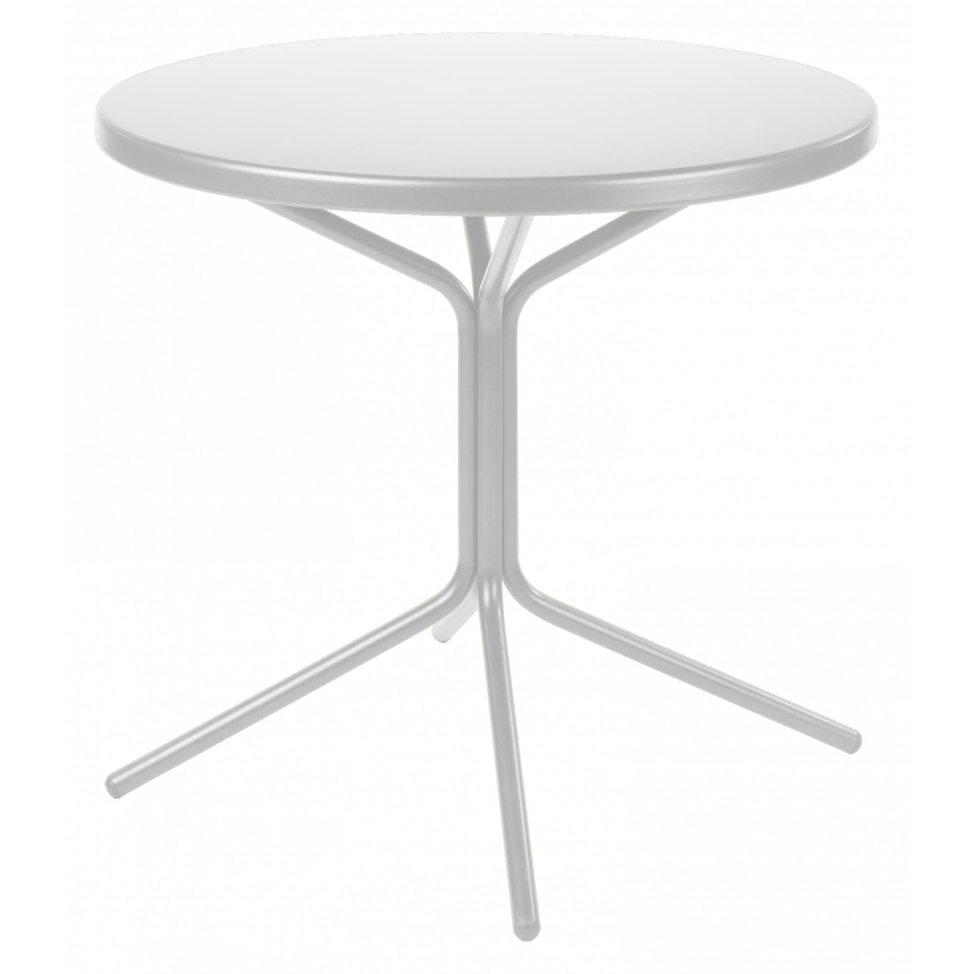 PIX Metall-Beistelltisch Outdoor ø54 / 54 in Weiss präsentiert im Onlineshop von KAQTU Design AG. Beistelltisch Outdoor ist von Schaffner