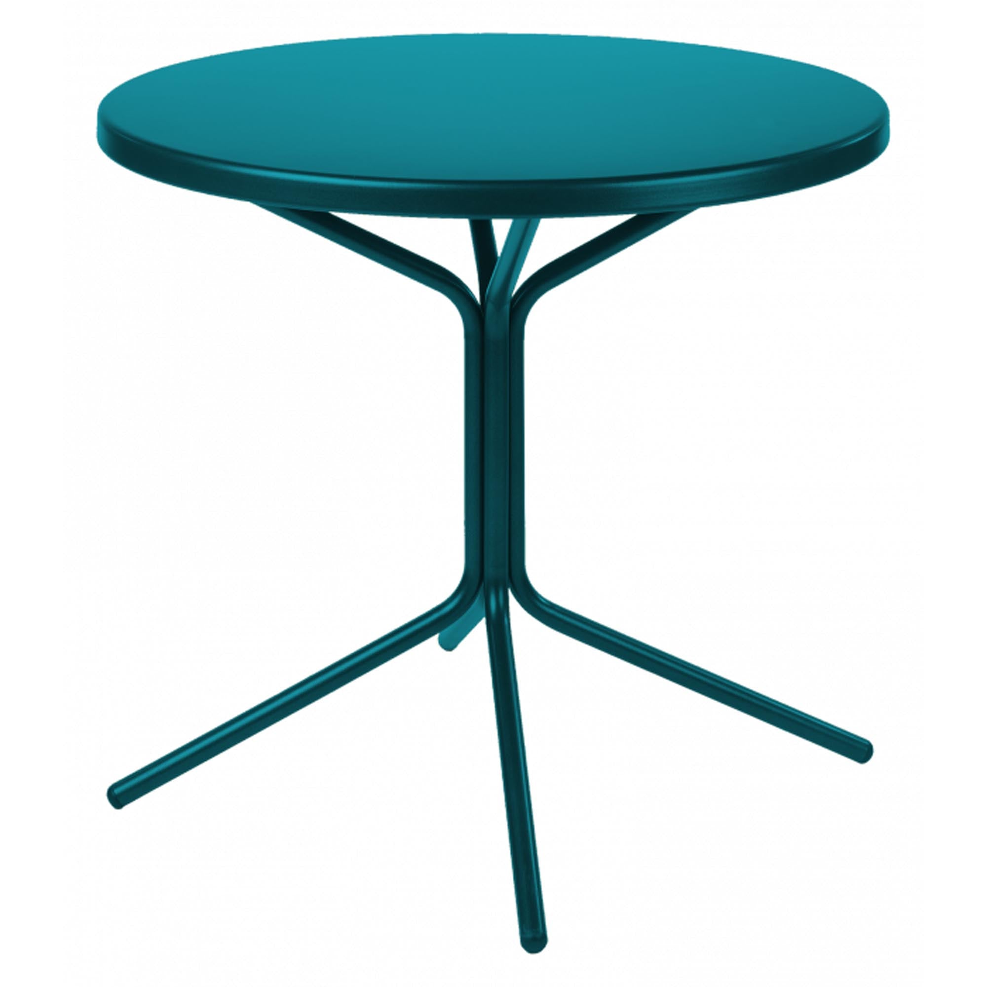 Moderner PIX Metall-Beistelltisch für den Außenbereich, Ø54 cm, ideal für stilvolle Akzente im Garten oder auf der Terrasse.
