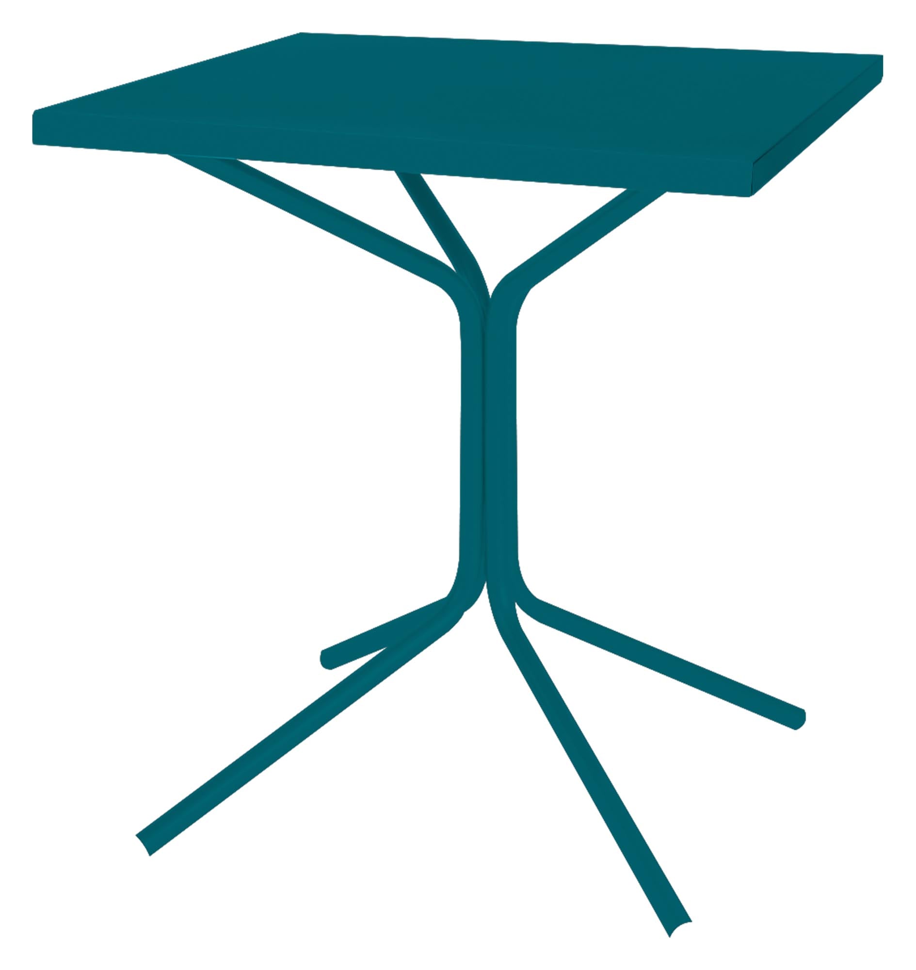 PIX Metall-Gartentisch 70x70 / 72 in Kaliblau präsentiert im Onlineshop von KAQTU Design AG. Gartentisch ist von Schaffner