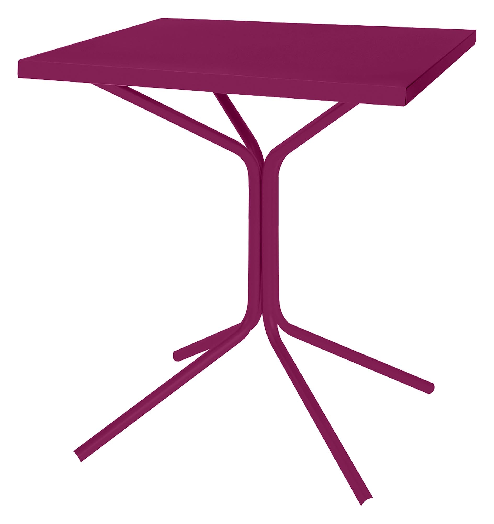 PIX Metall-Gartentisch 70x70 / 72 in Bordeaux präsentiert im Onlineshop von KAQTU Design AG. Gartentisch ist von Schaffner