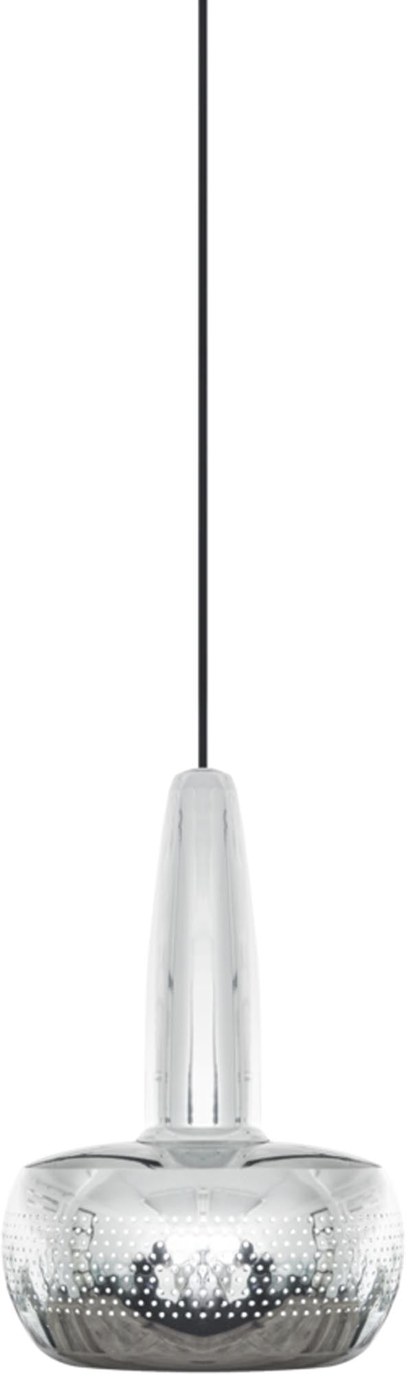 Eleganter Clava Lampenschirm von Umage: Zeitloses Design, polierter Stahl, faszinierendes Lichtspiel, ideal für stilvolle Wohnräume.