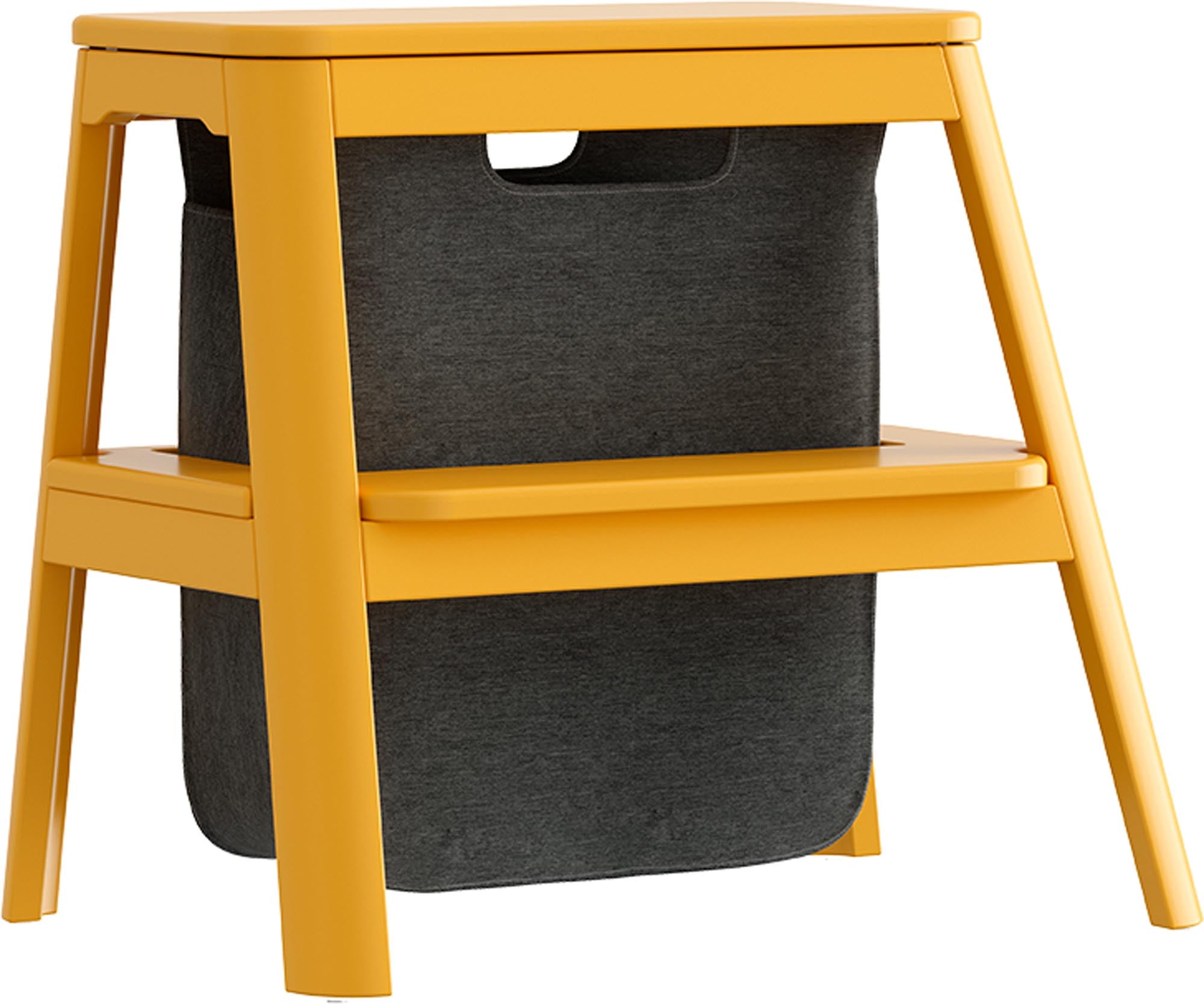 Stilvoller Umage Tritthocker mit praktischem Stauraum-Feature.