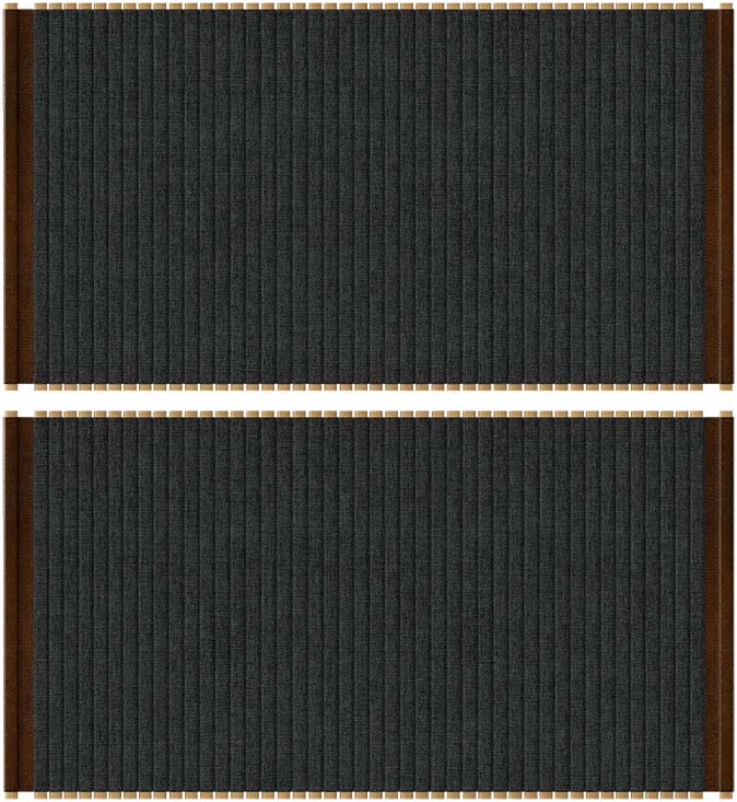 Entdecken Sie die eleganten Audacious Tambour Türen von Umage – stilvoll, langlebig und perfekt für Ihr Regalsystem.