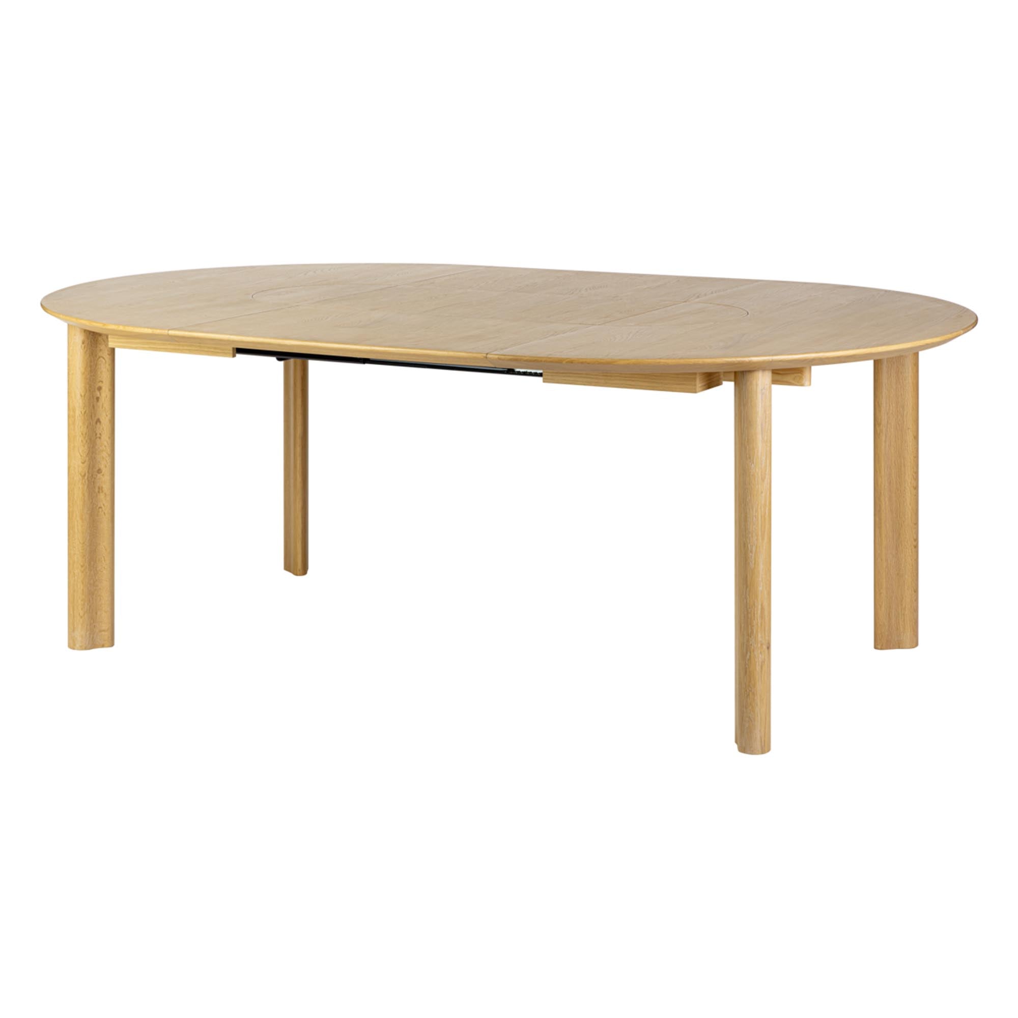 Ausziehbarer Comfort Circle Esstisch von Umage: skandinavisches Design, hochwertige Eiche, ideal für gesellige Abende und stilvolle Dinner.