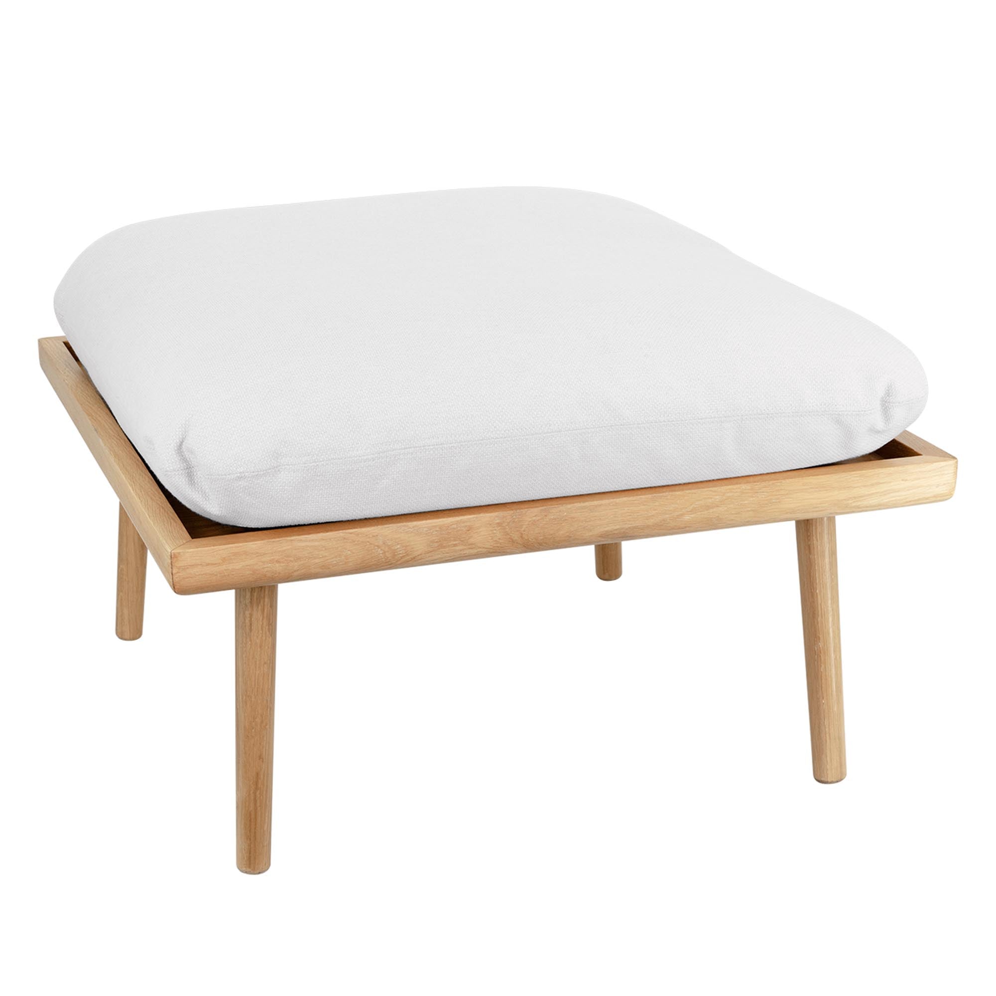 Entdecken Sie den Lounge Around Shuffle Pouffe von Umage – ein multifunktionales Möbelstück, das als Sitzgelegenheit oder stilvoller Couchtisch dient, inspiriert von skandinavischer Eleganz.