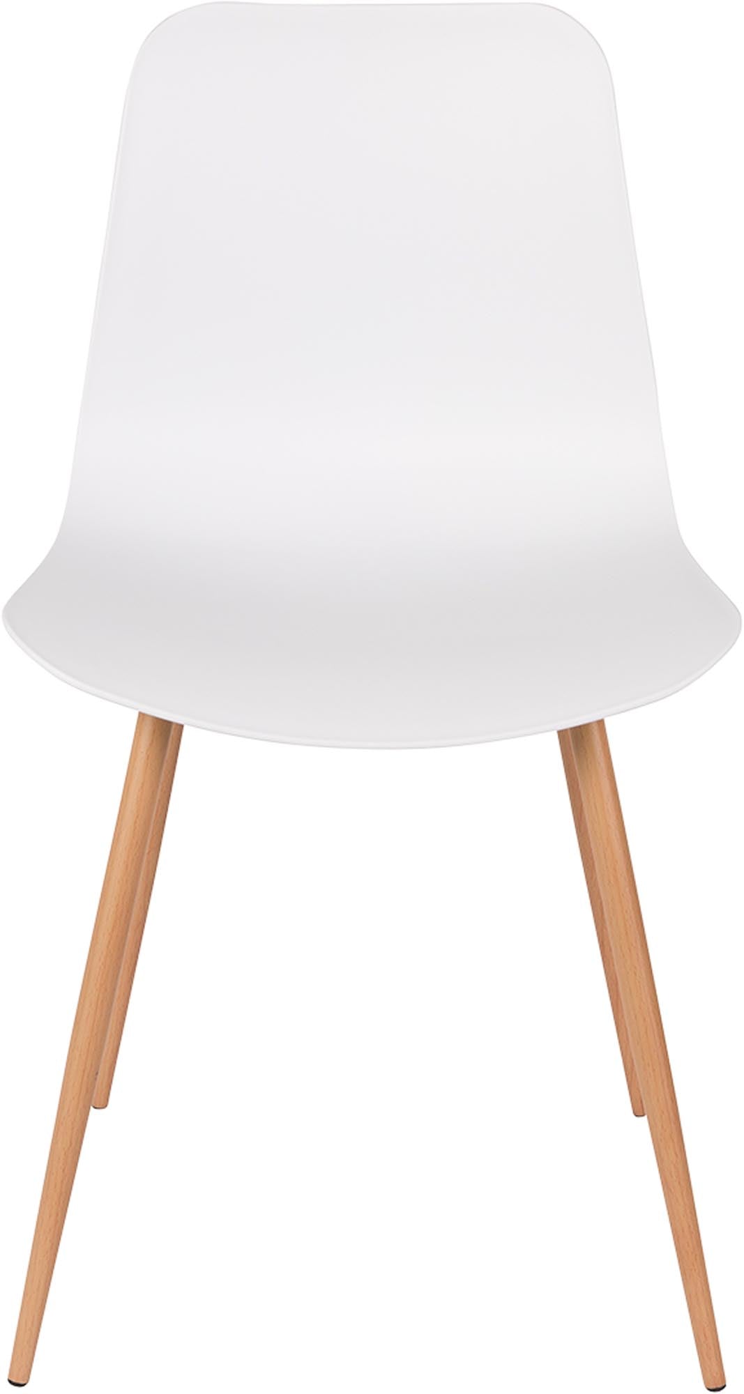 Moderner Stuhl LEON: zeitloses Design, hoher Komfort, robuste Konstruktion aus Metall und Kunstleder, ideal für Esszimmer und Büro.