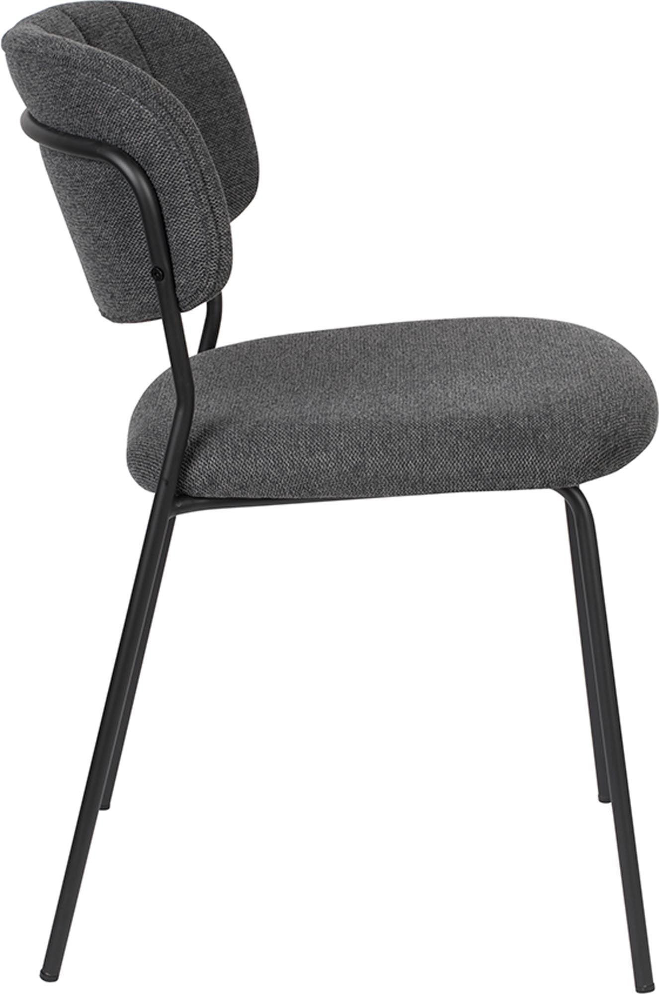 Stuhl Jolien V1: Modern gepolstert, ideal für stilvolle Räume.