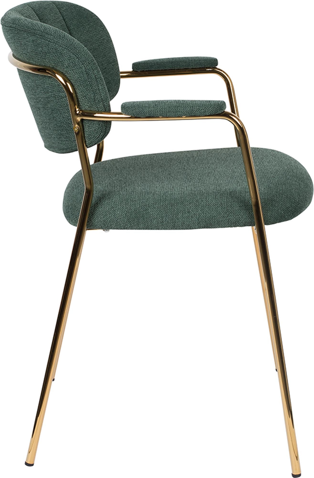 Komfortabler Jolien Stuhl mit Polsterung von White Label Living.