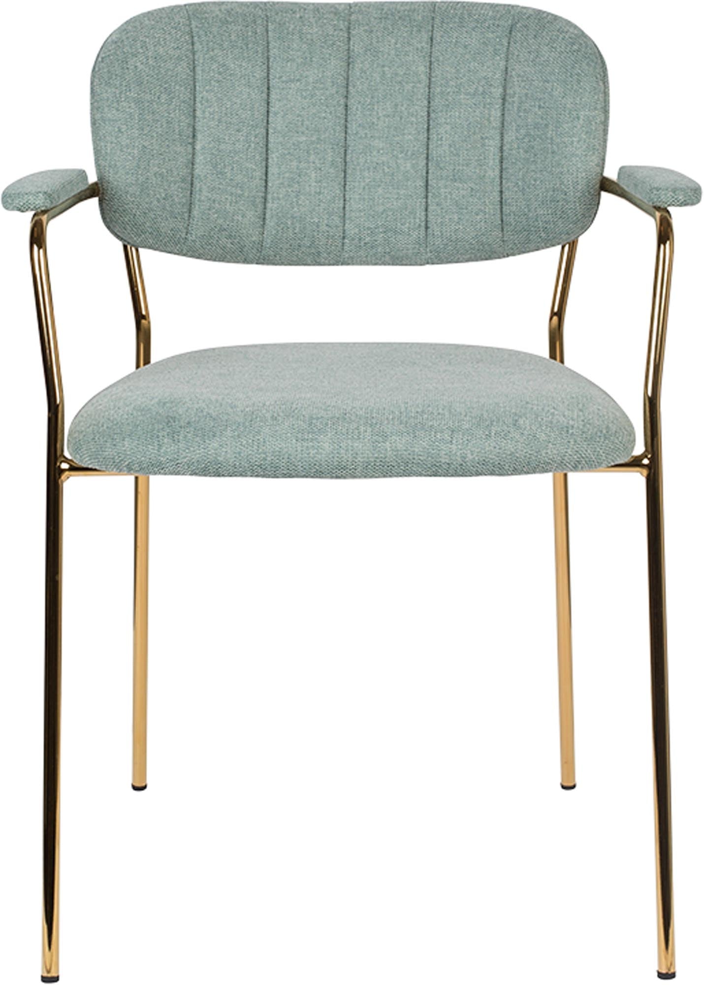 Eleganter Armlehnstuhl Jolien gepolstert von White Label Living – perfekter Komfort und modernes Design für Ihr Zuhause.