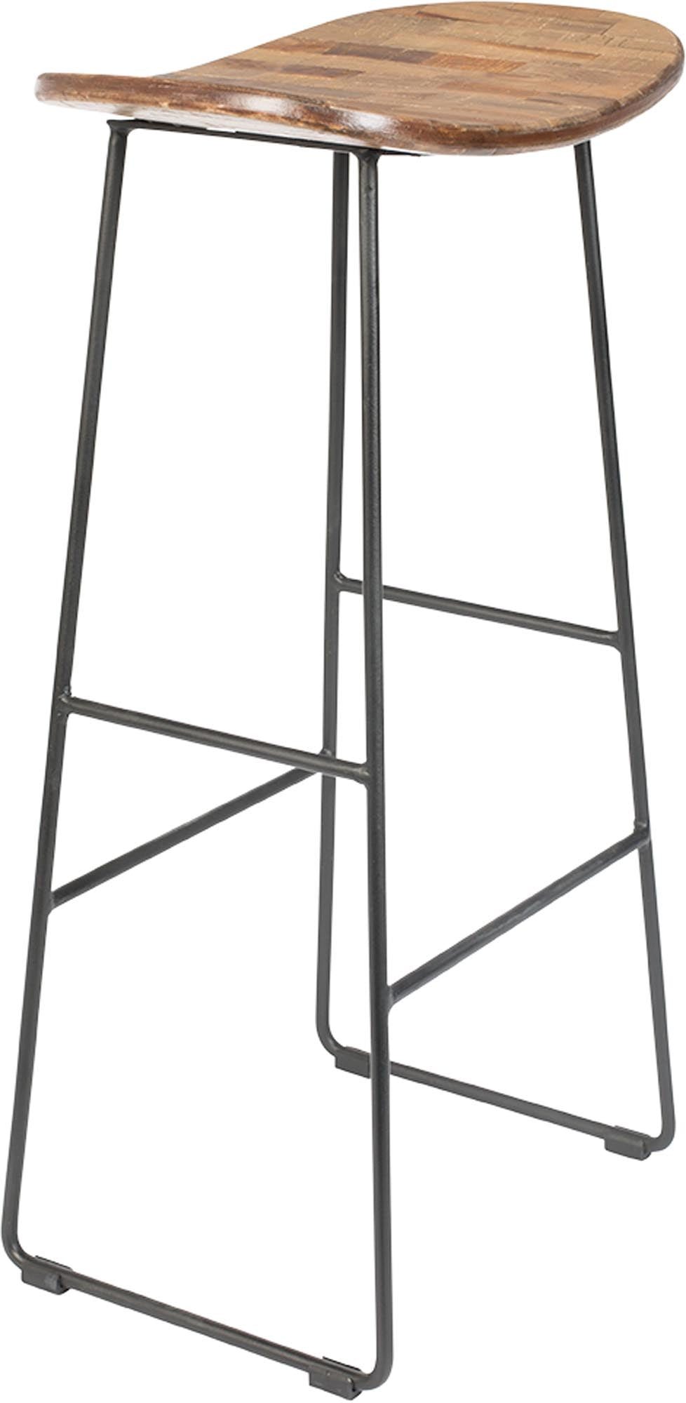 Der Barstuhl TANGLE von White Label Living besticht durch modernes Design und hohen Sitzkomfort – ideal für stilvolle Küchen und Bars.