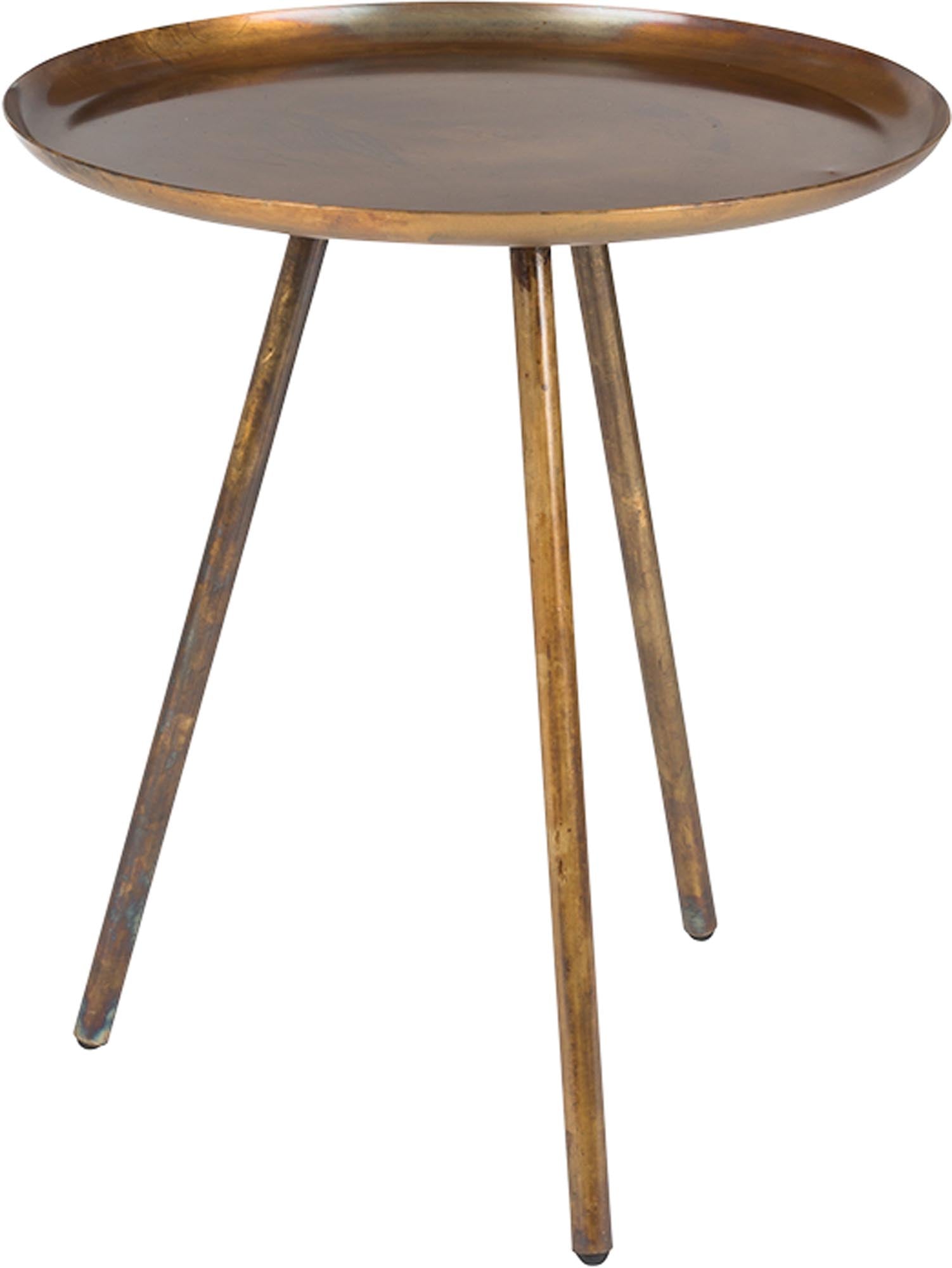 Beistelltisch Frost in Kupfer präsentiert im Onlineshop von KAQTU Design AG. Beistelltisch ist von White Label Living