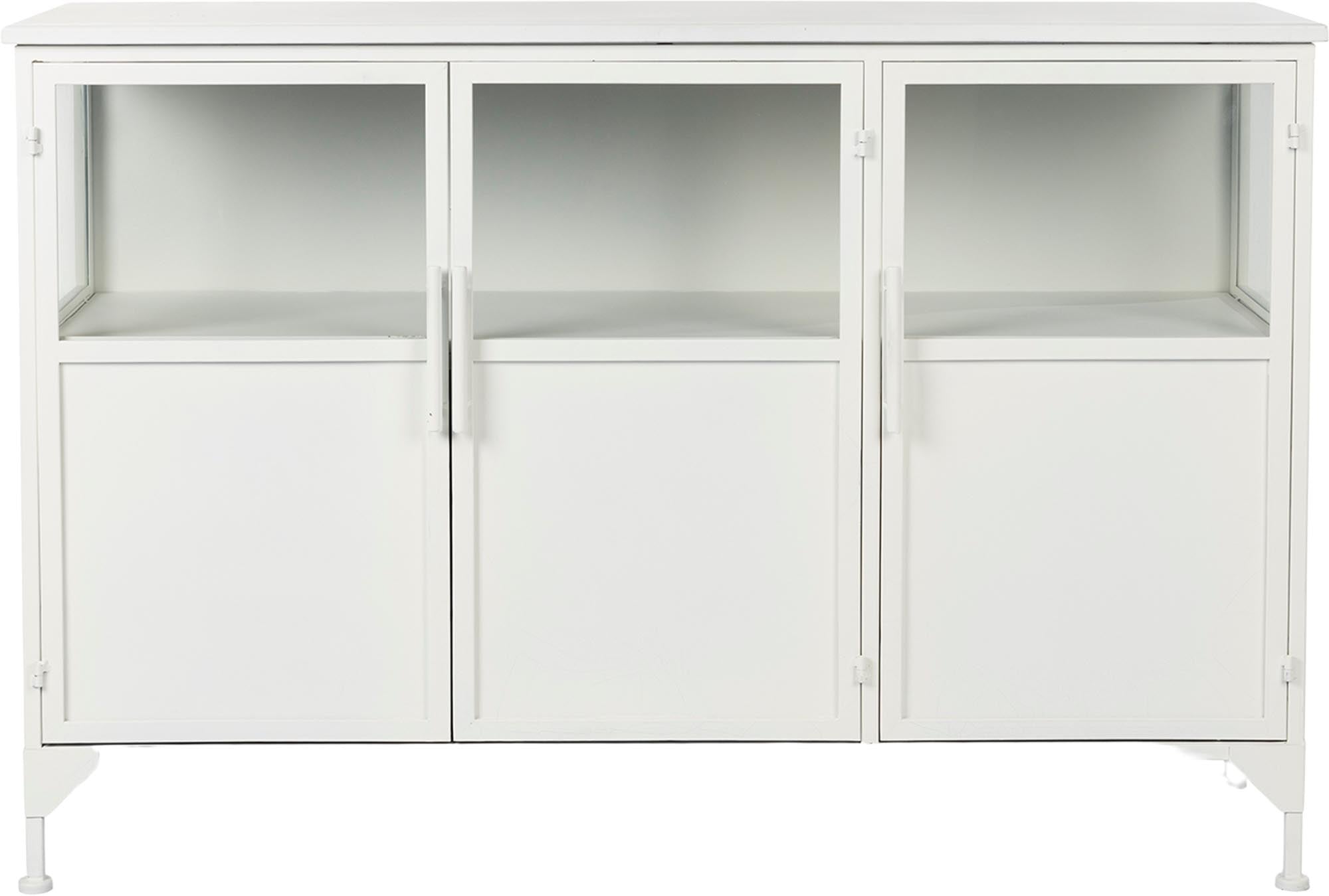 Elegantes MIYA LOW Sideboard 3-türig von White Label Living.