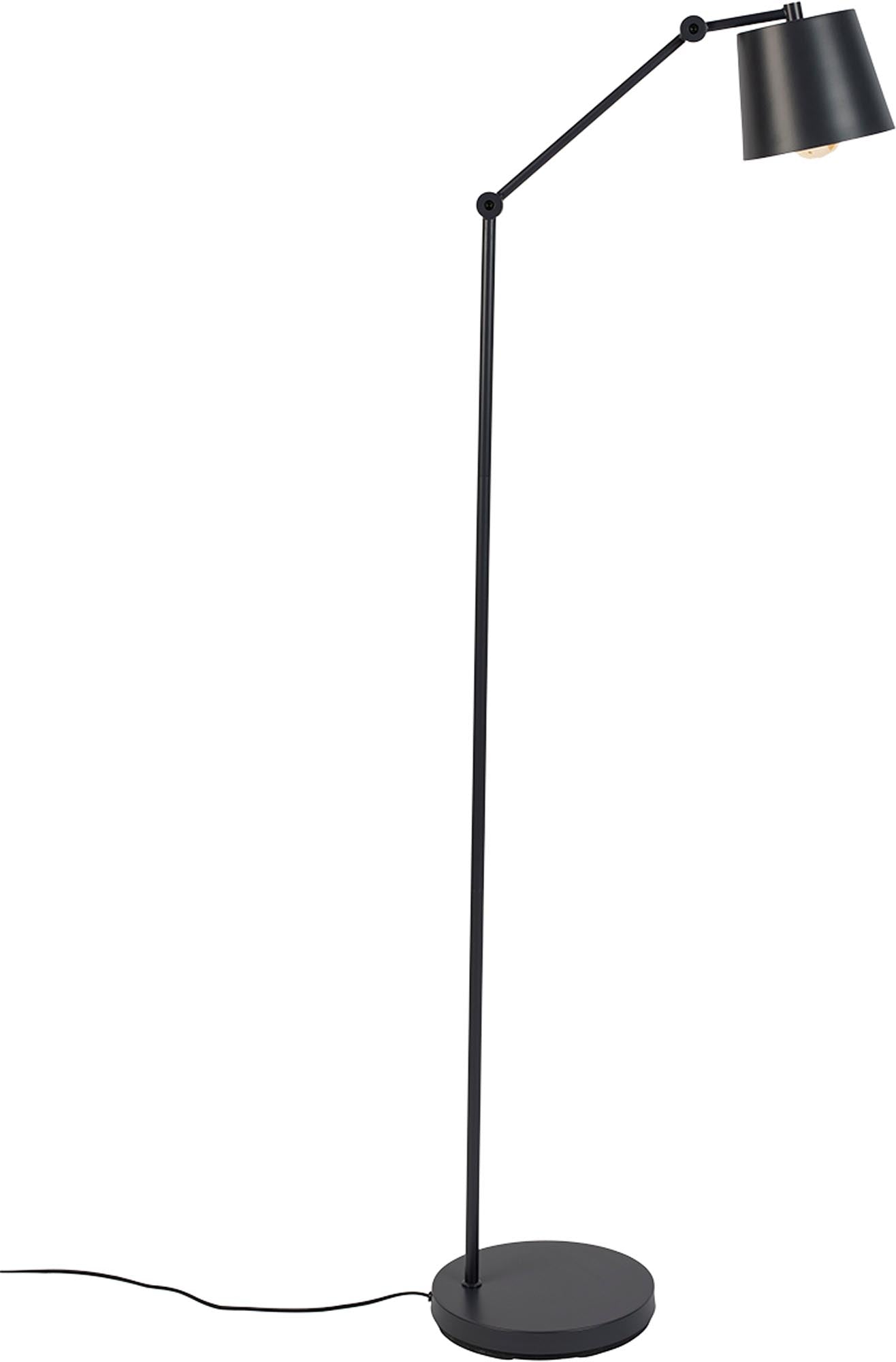 Entdecken Sie die stilvolle Stehleuchte HAJO von White Label Living: Minimalistisches Design, warmes Licht, ideal für Wohnzimmer, Schlafzimmer und Büro.