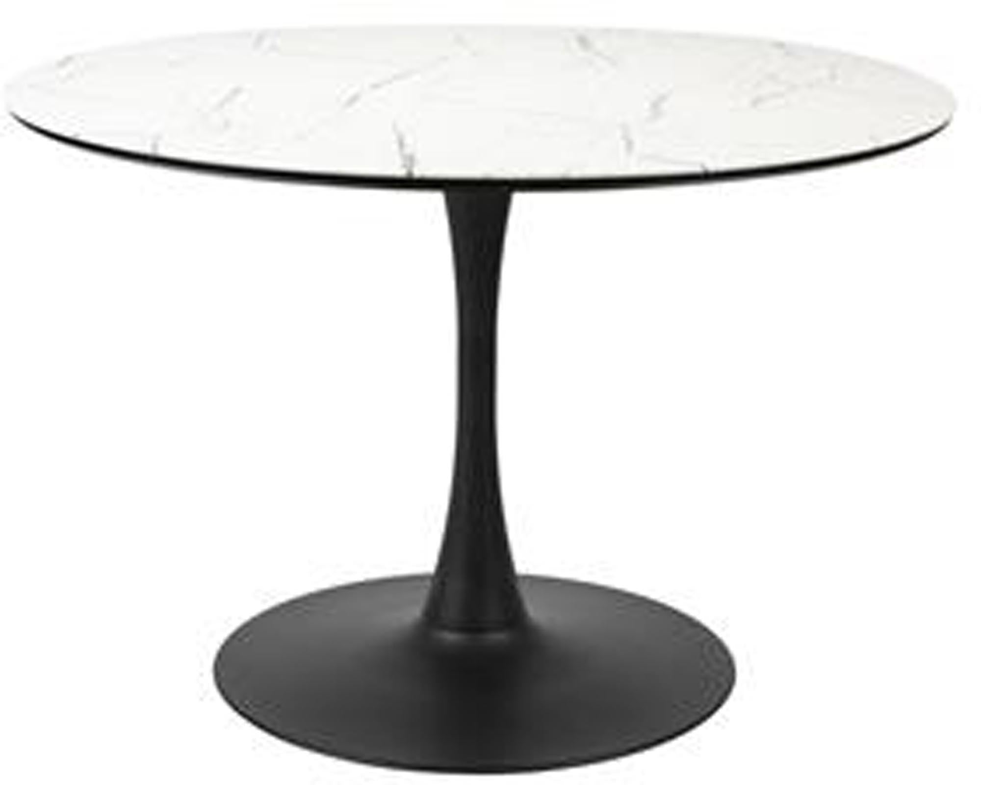 Tisch MARU WHITE: Stilvoller Akzent mit Marmoroptik von White Label.