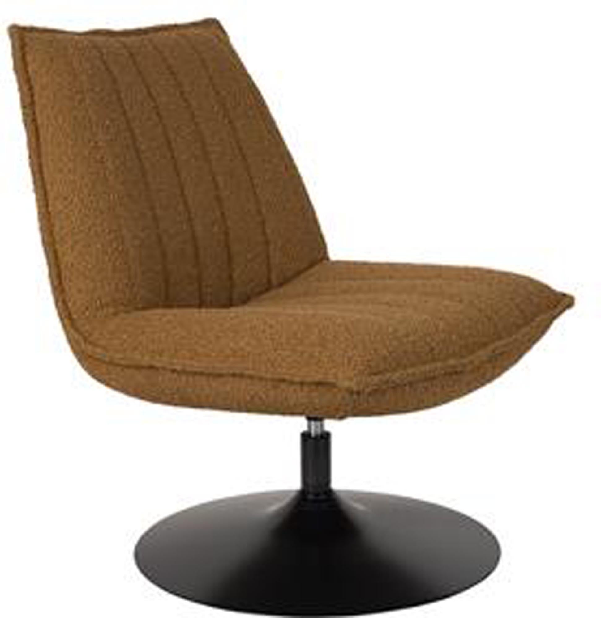 Entspannen Sie im eleganten Loungesessel JAX von White Label Living, der modernes Design und hohen Komfort perfekt kombiniert.