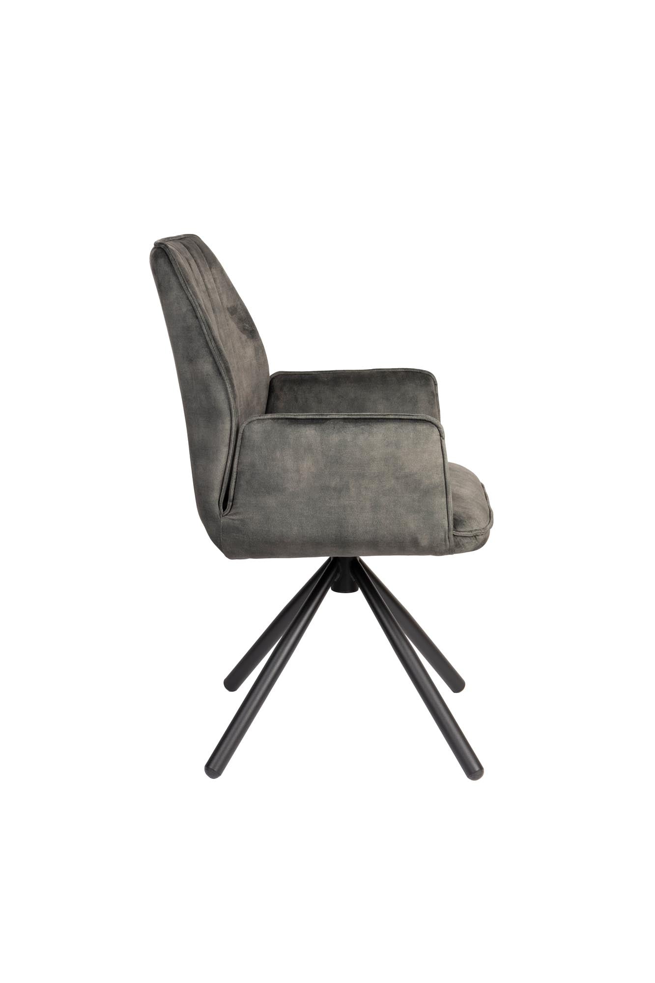 Eleganter Armlehnstuhl Jamie von White Label Living: Komfort trifft modernes Design für Ihr Wohn- und Esszimmer.