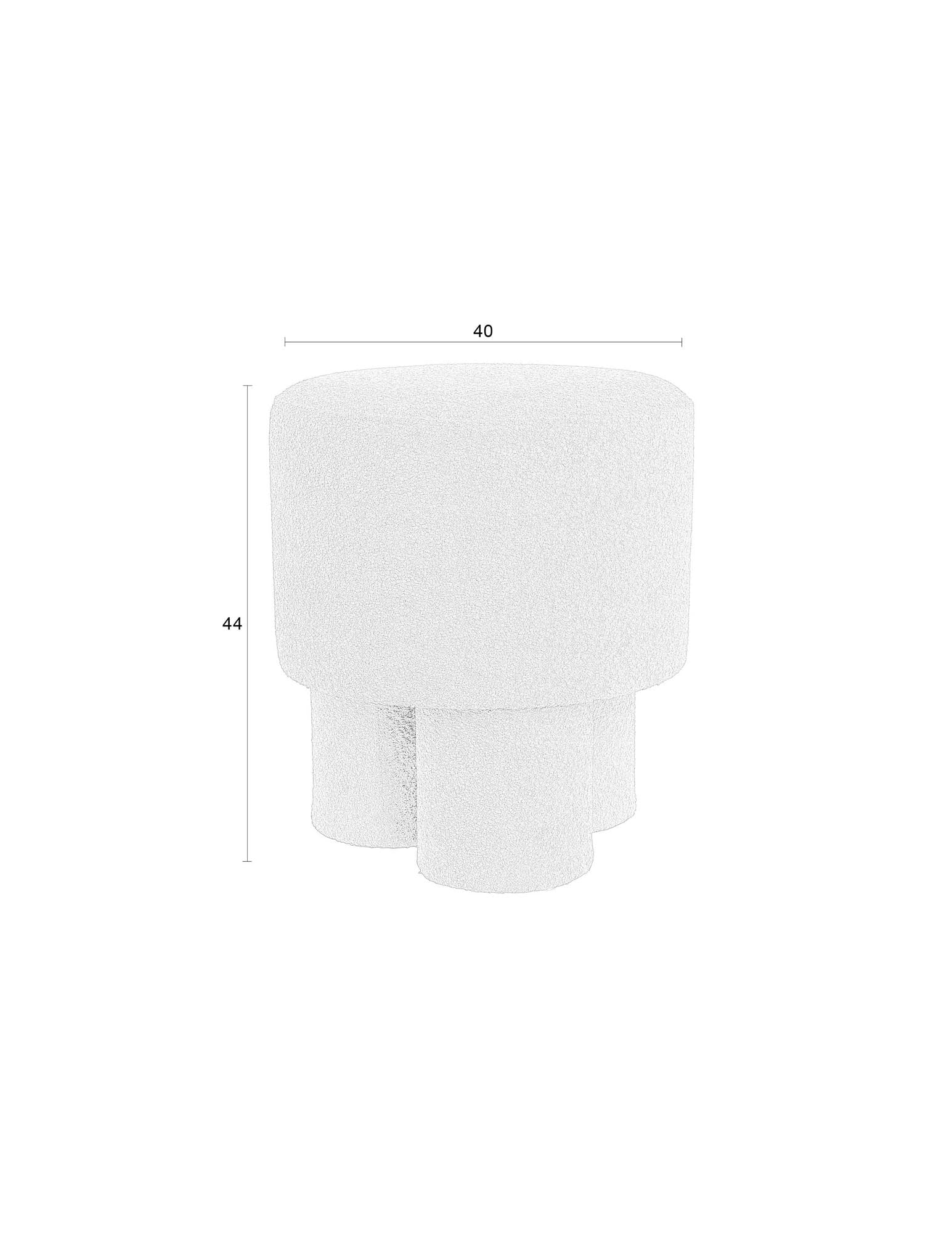 Der Hocker Marcos von White Label Living besticht durch modernes Design, hochwertige Materialien und flexible Einsatzmöglichkeiten.