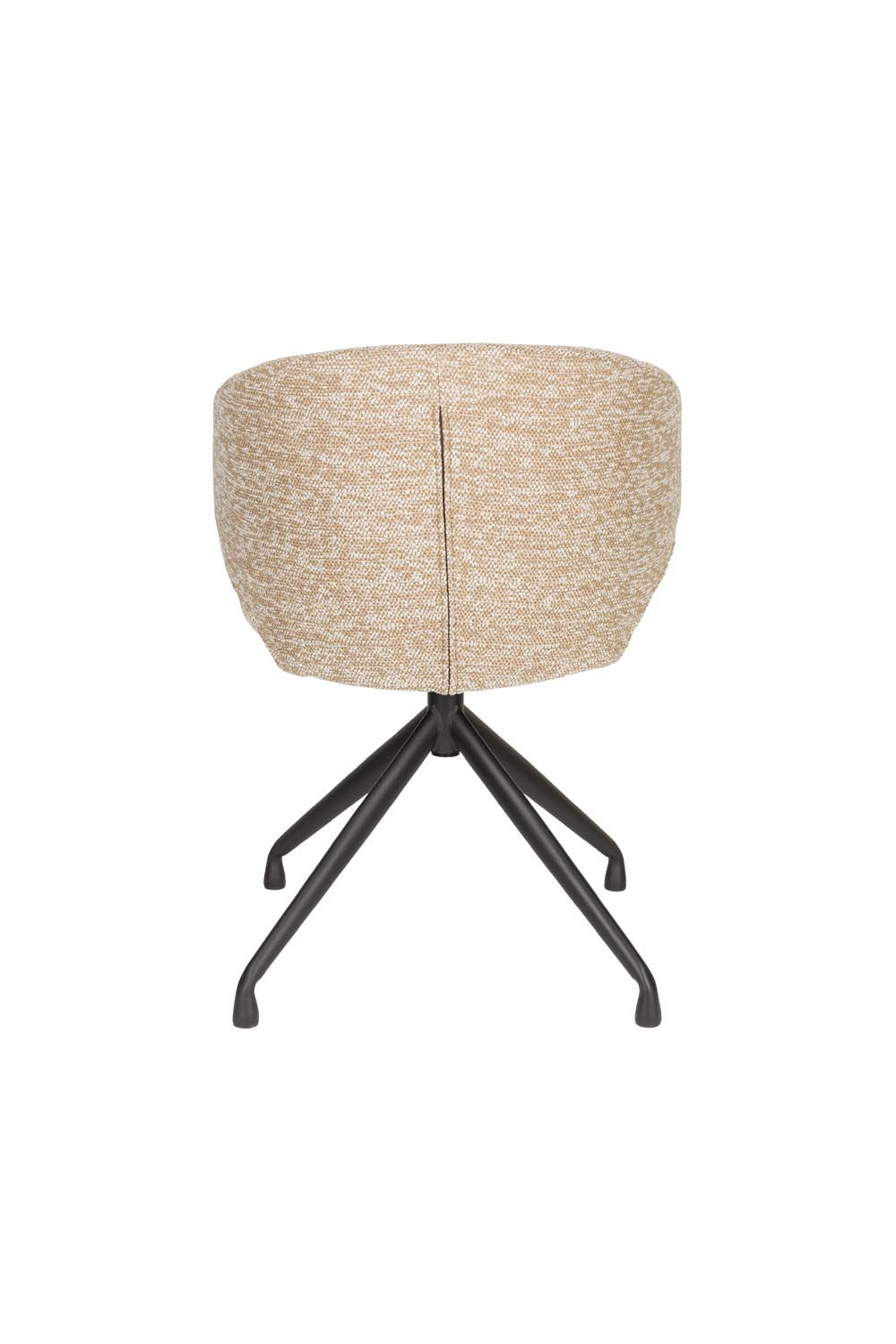 Stuhl Balado Braun von White Label Living: Eleganter Schalenstuhl, der Komfort und Stil vereint. Ideal für Esszimmer und Home Office.