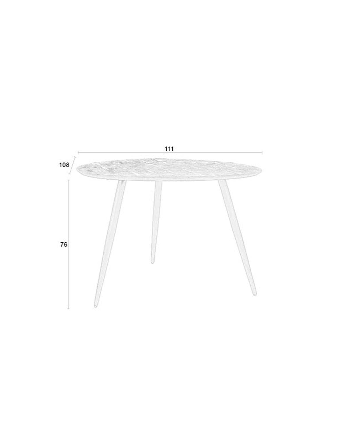 Entdecken Sie den stilvollen Webster Esstisch rund von White Label Living – ein einzigartiges Möbelstück aus recyceltem Teakholz, das Nachhaltigkeit und Eleganz vereint.