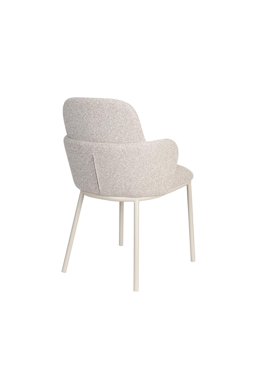 Eleganter Sessel Jerrico in Hellbeige von White Label Living.