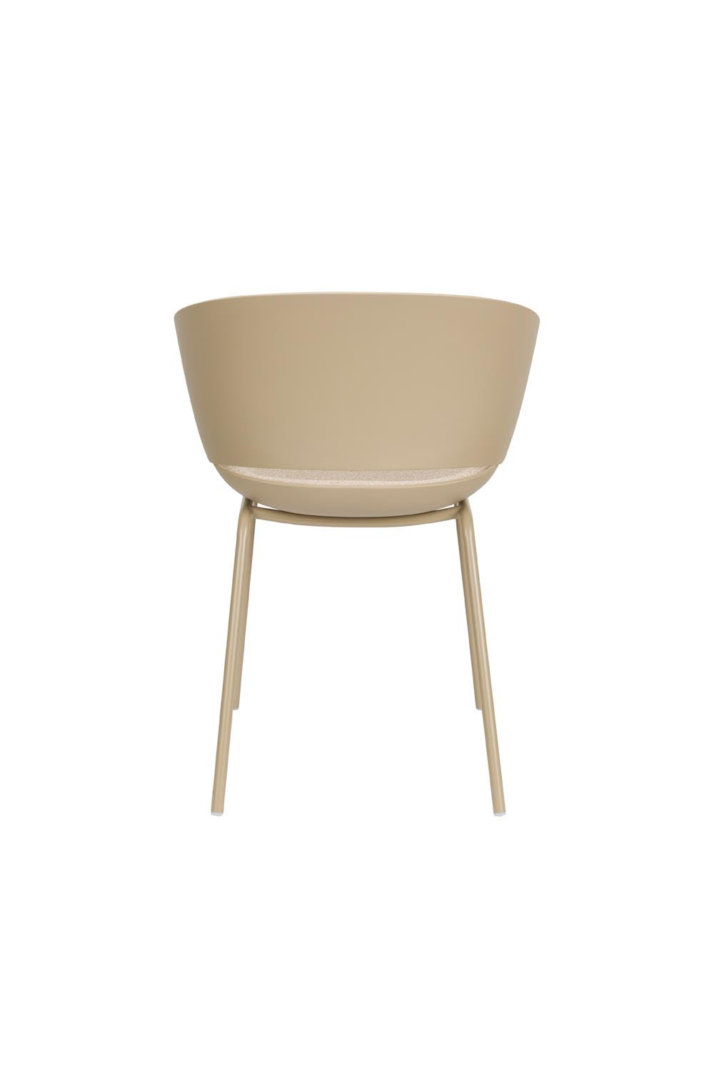 Stuhl Jessica Beige: Zeitloses Design von White Label Living.