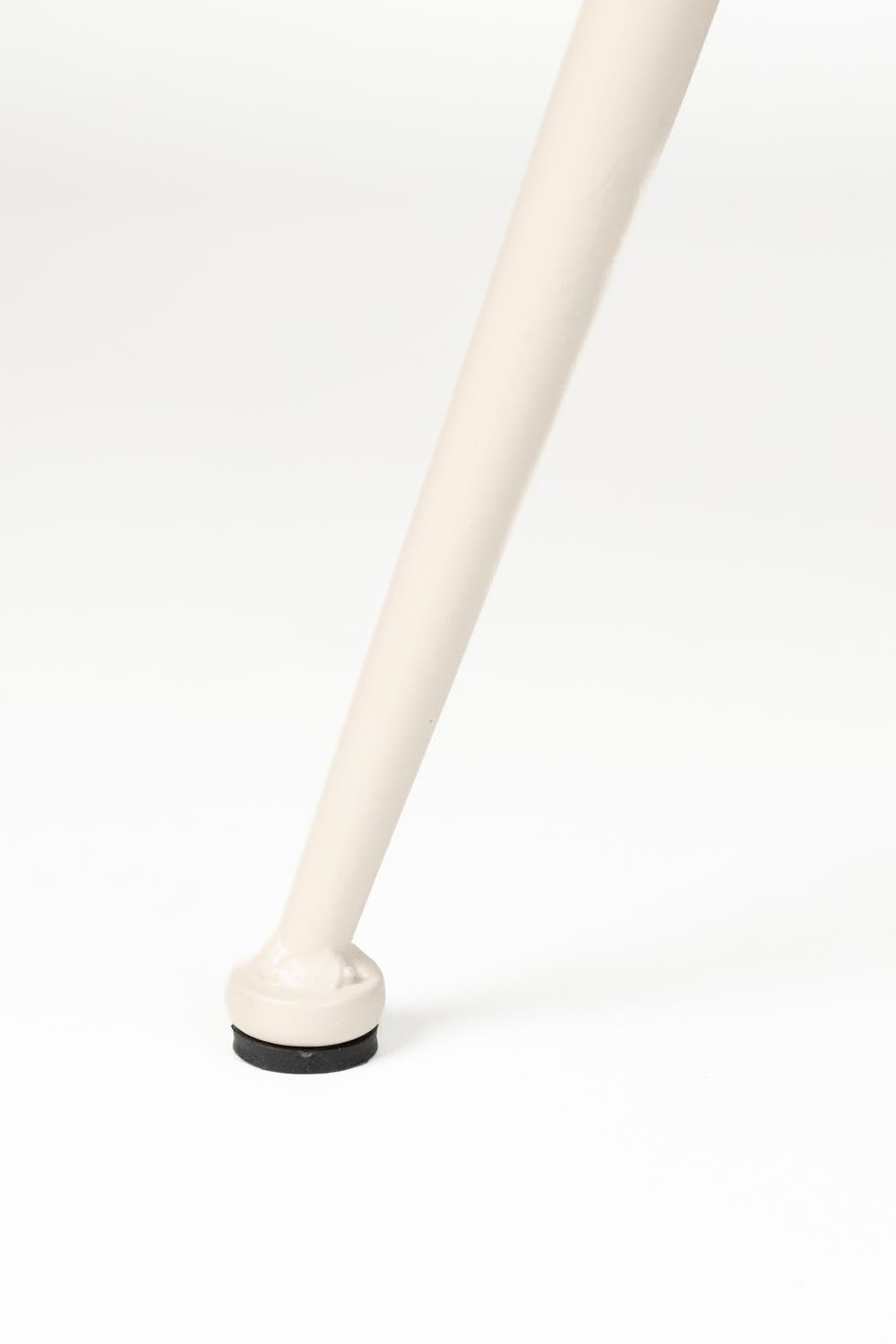 Fijs Stuhl in Taupe: Moderner Designstuhl mit hochwertiger Polsterung und robustem Stahlrahmen für einladende Esszimmeratmosphäre.