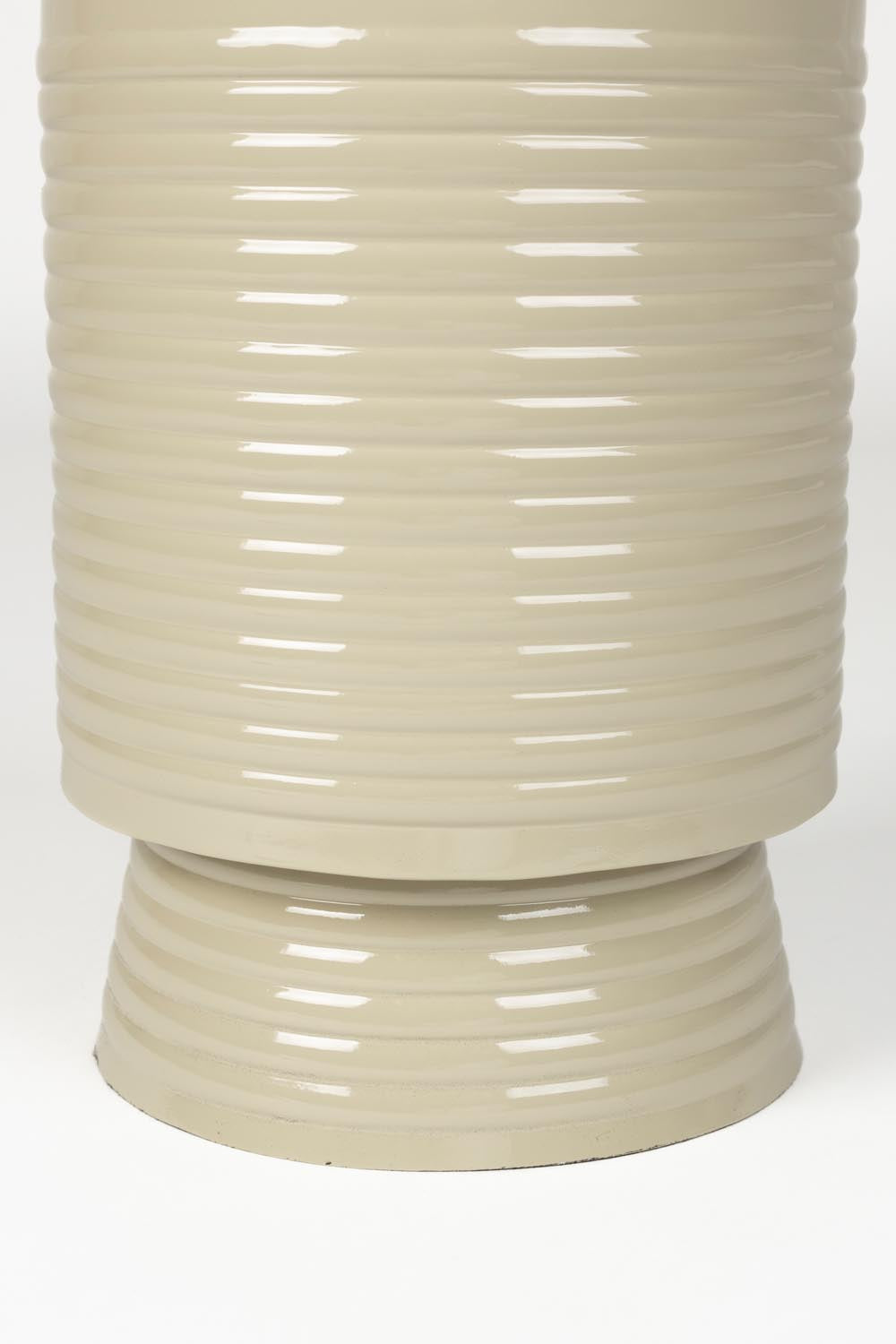 Moderner Beistelltisch Sven in Elfenbein von White Label Living.