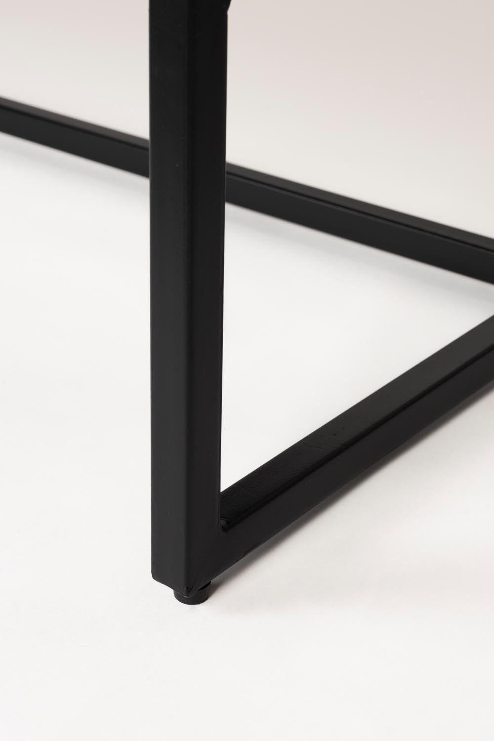 Das elegante High-Sideboard Webster von White Label Living aus edlem Teakholz bietet großzügigen Stauraum und zeitloses Design für jeden Wohnraum.