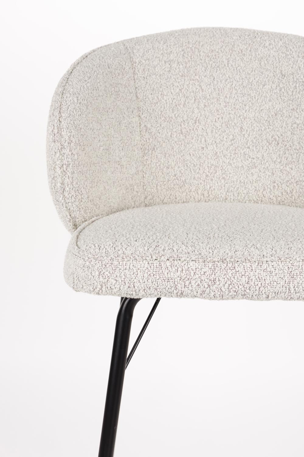 Stilvoller Barhocker Joa Beige von White Label Living für modernes Wohnen.