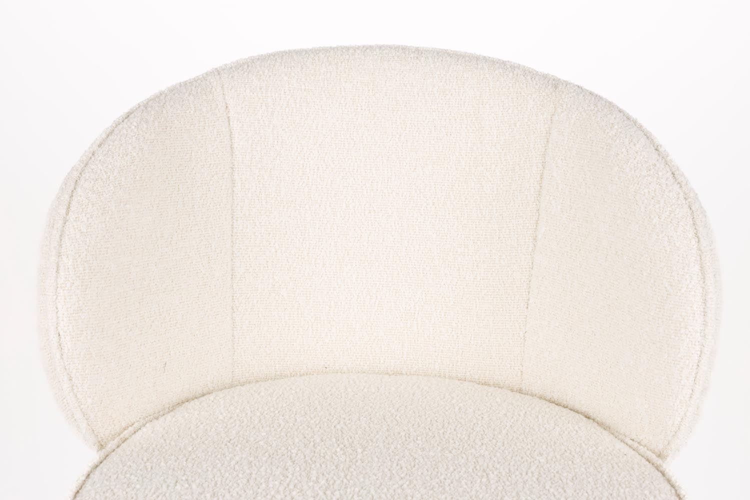 Eleganter Barhocker Joa Weiss: Komfort trifft auf modernes Design.