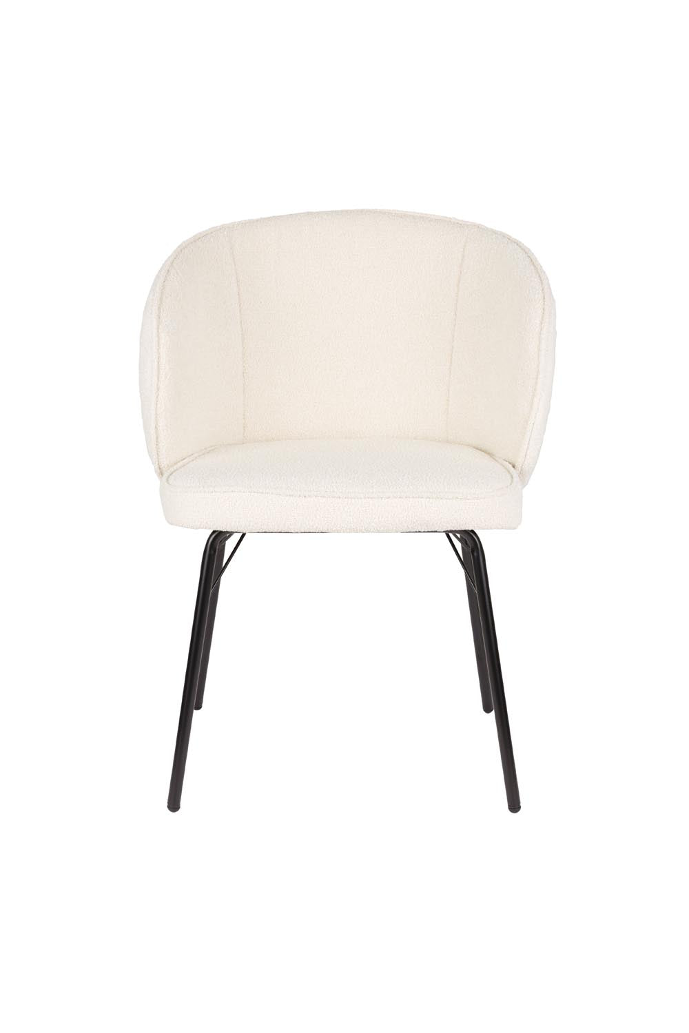 Moderner Stuhl Joa Weiss von White Label Living für stilvolles Wohnen.