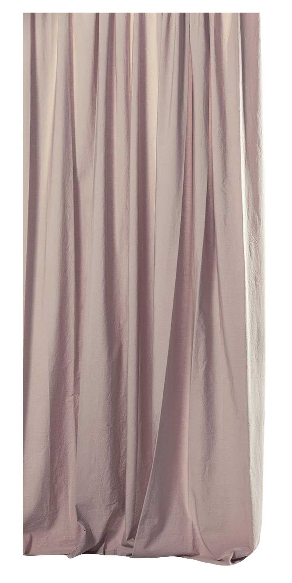 Eleganter rosa Vorhang aus hochwertiger ägyptischer Baumwolle von ZigZagZurich – perfekter Akzent für jedes Zuhause.