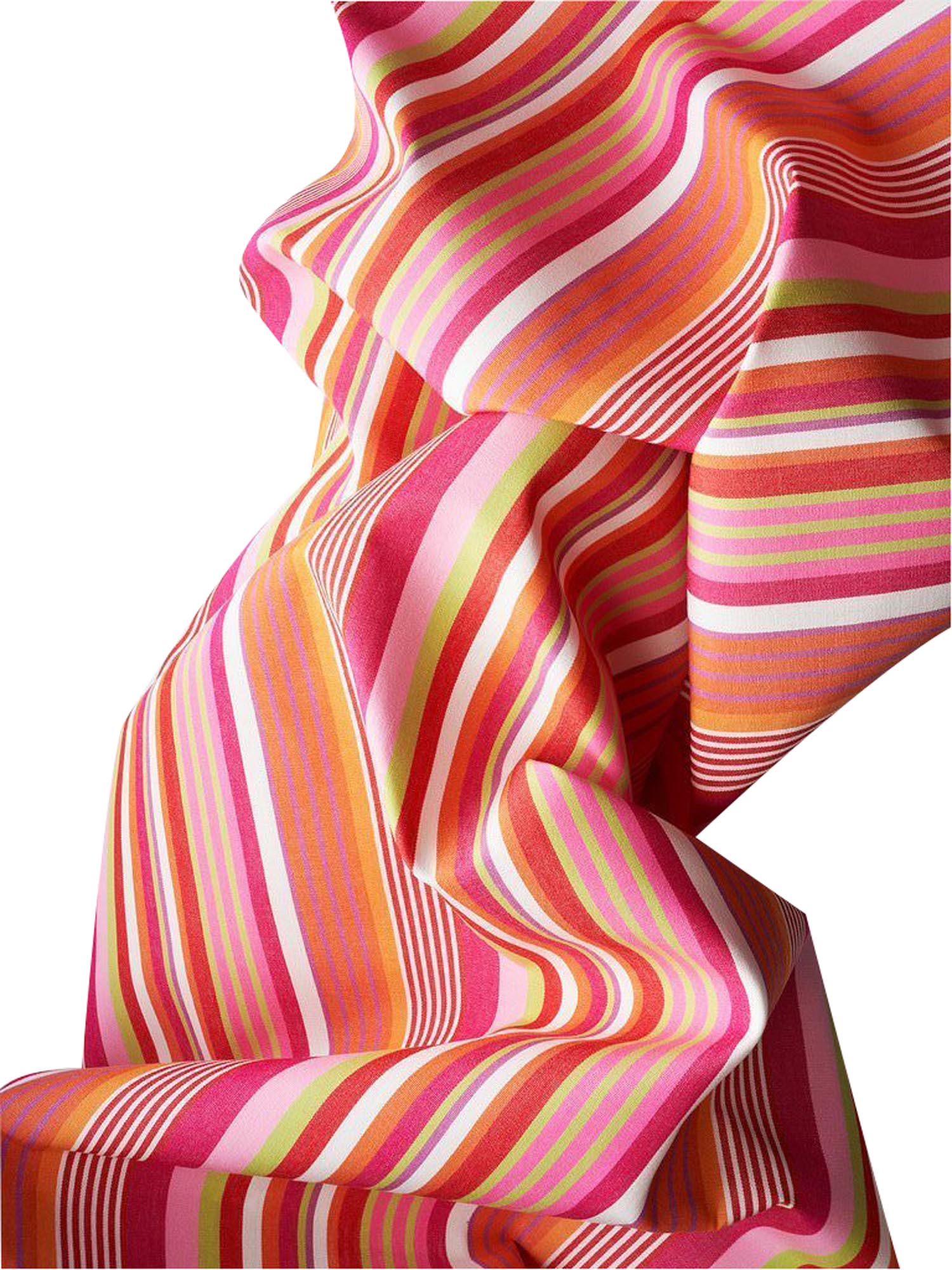 ZigZagZurich Coral: Stilvoller Vorhang für elegante Outdoor-Oasen.