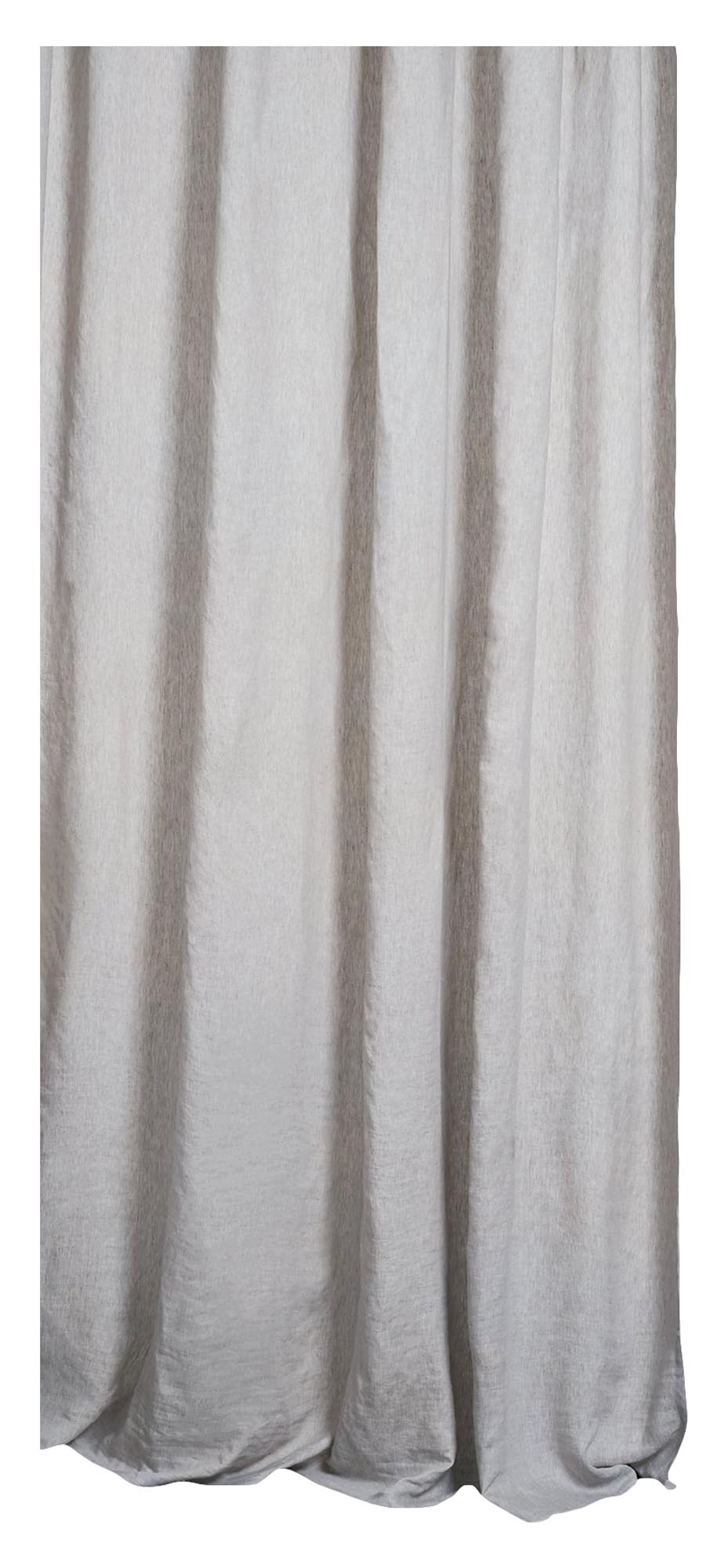 Two Tone Vorhang Stonewashed in Hellgrau präsentiert im Onlineshop von KAQTU Design AG. Vorhang ist von ZigZagZurich