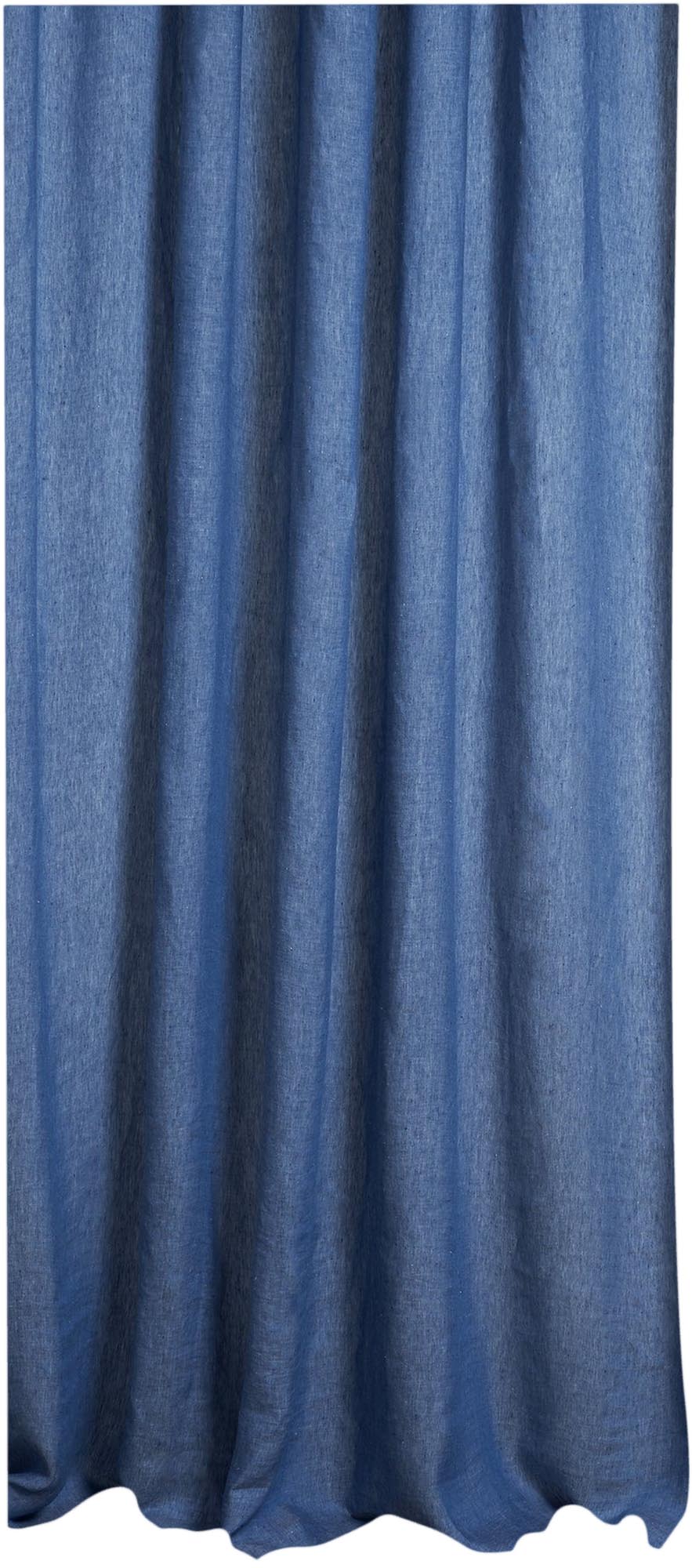 Two Tone Vorhang Stonewashed in Blau präsentiert im Onlineshop von KAQTU Design AG. Vorhang ist von ZigZagZurich