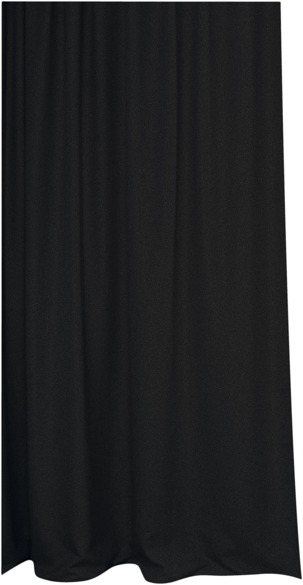 Vorhang Hangover Dimout in Schwarz präsentiert im Onlineshop von KAQTU Design AG. Vorhang ist von ZigZagZurich