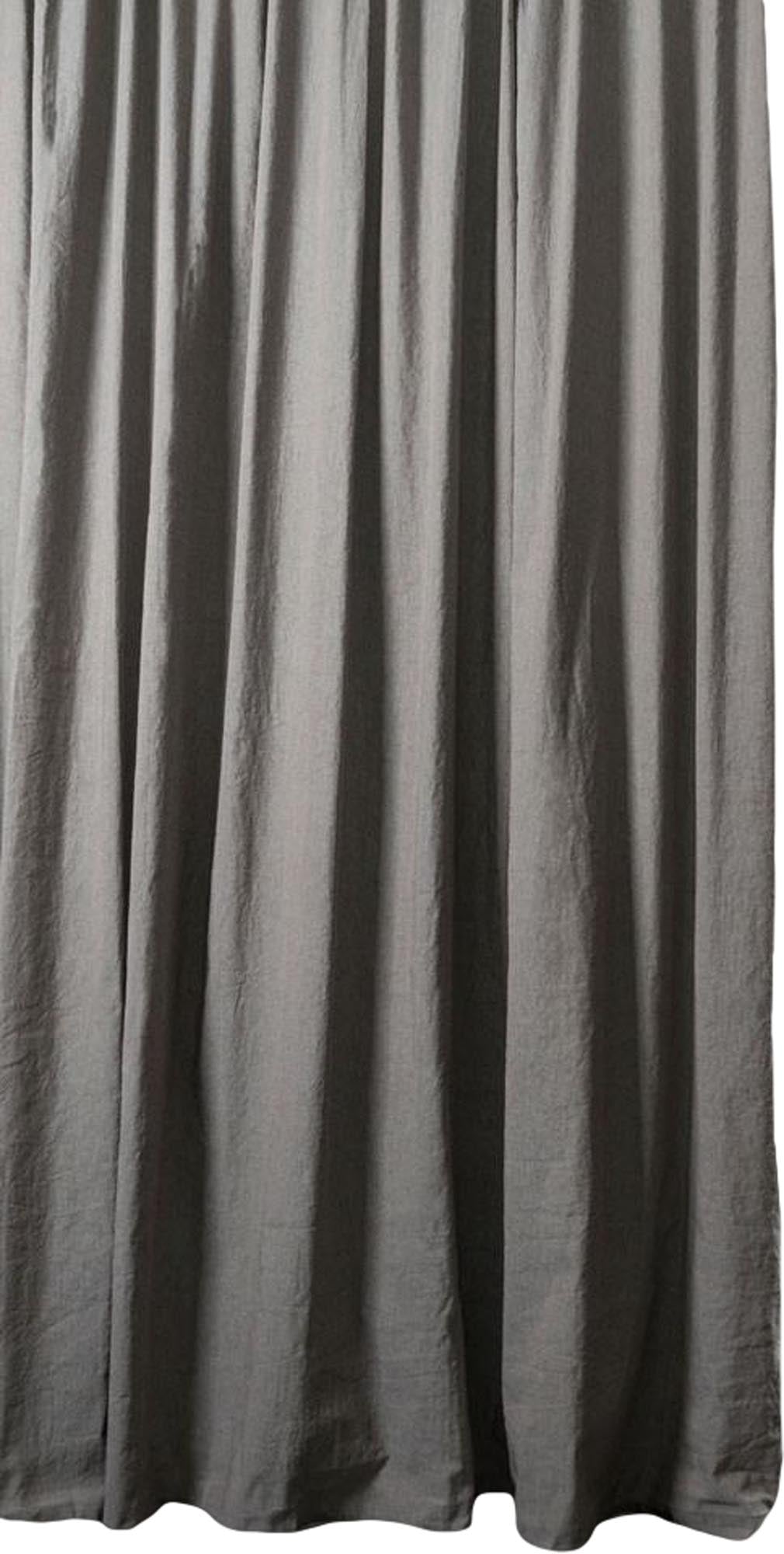Baumwollvorhang Belize in Grau / Hellblau präsentiert im Onlineshop von KAQTU Design AG. Vorhang ist von ZigZagZurich