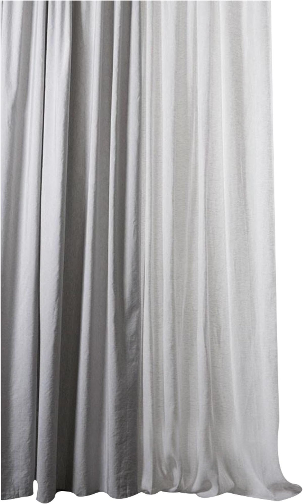 Baumwoll & Leinenvorhang Azura in Steingrau präsentiert im Onlineshop von KAQTU Design AG. Vorhang ist von ZigZagZurich