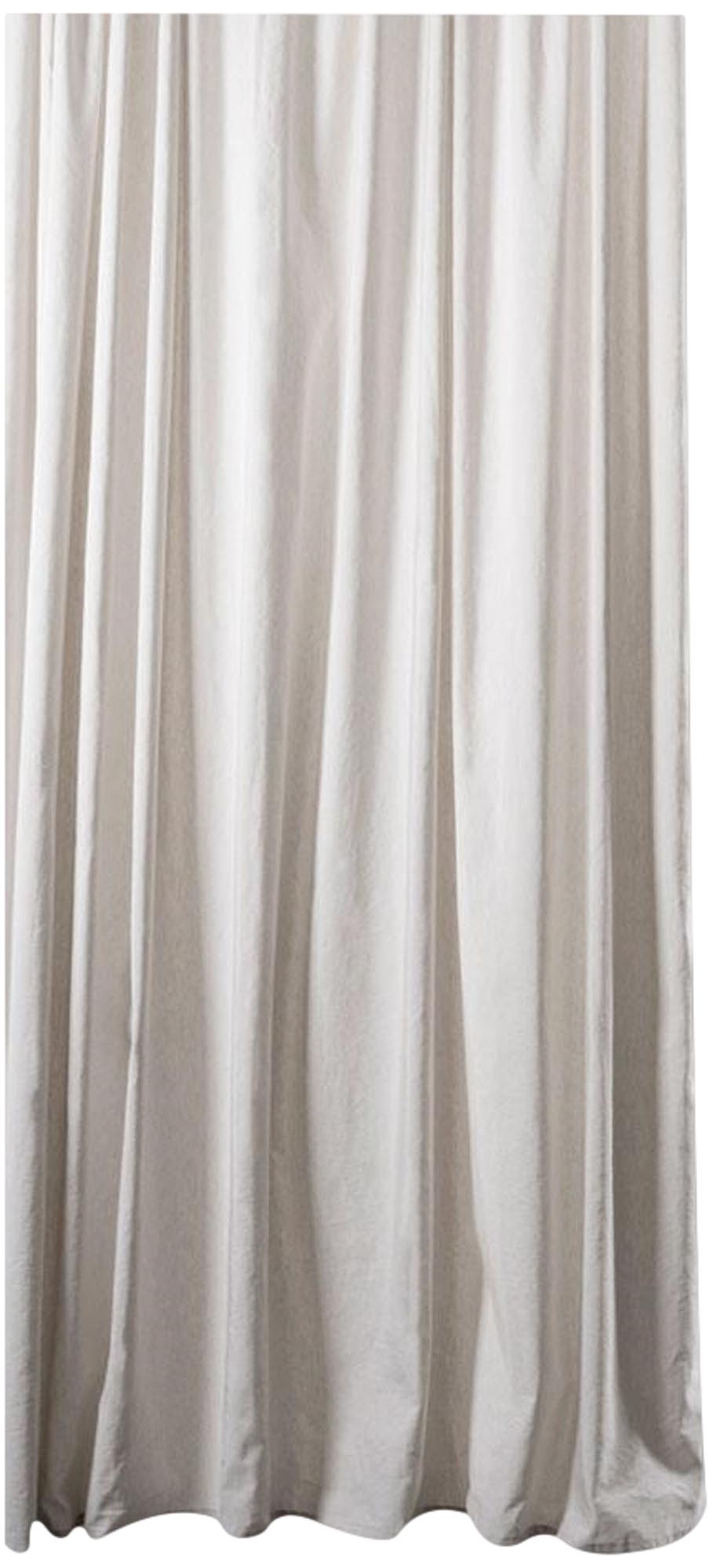 Stilvoller Azura Vorhang aus Baumwolle-Leinen von ZigZagZurich.