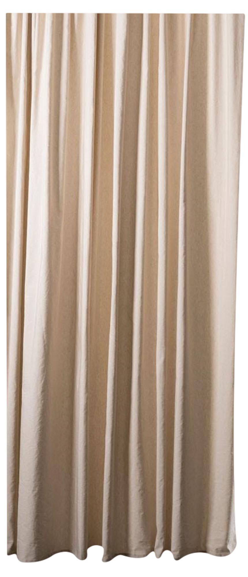 Eleganter Vorhang Azura aus hochwertiger Baumwolle und Leinen von ZigZagZurich – ideal für ein modernes Wohnambiente.