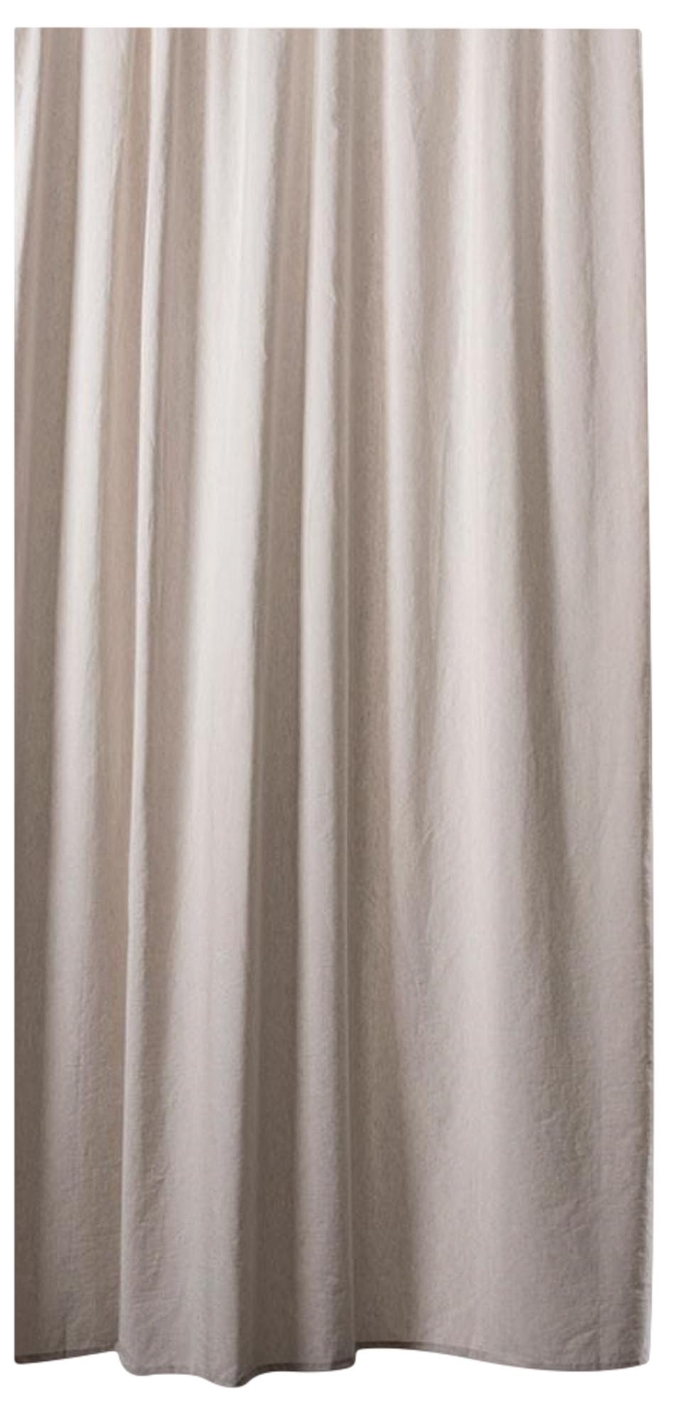Baumwoll & Leinenvorhang Azura in Sand präsentiert im Onlineshop von KAQTU Design AG. Vorhang ist von ZigZagZurich
