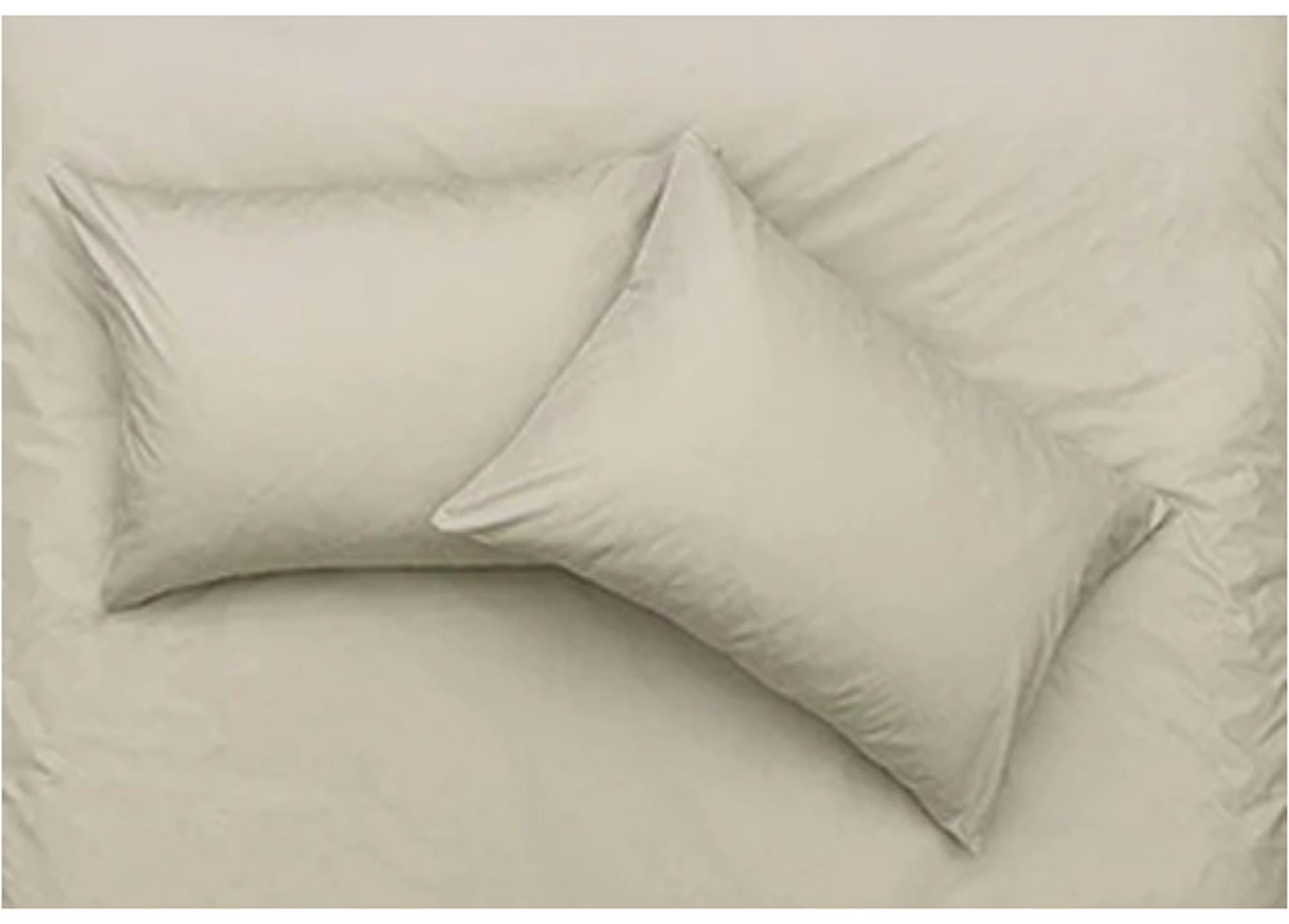 Eleganter Perkal-Kissenbezug von ZigZagZurich aus reiner Baumwolle.