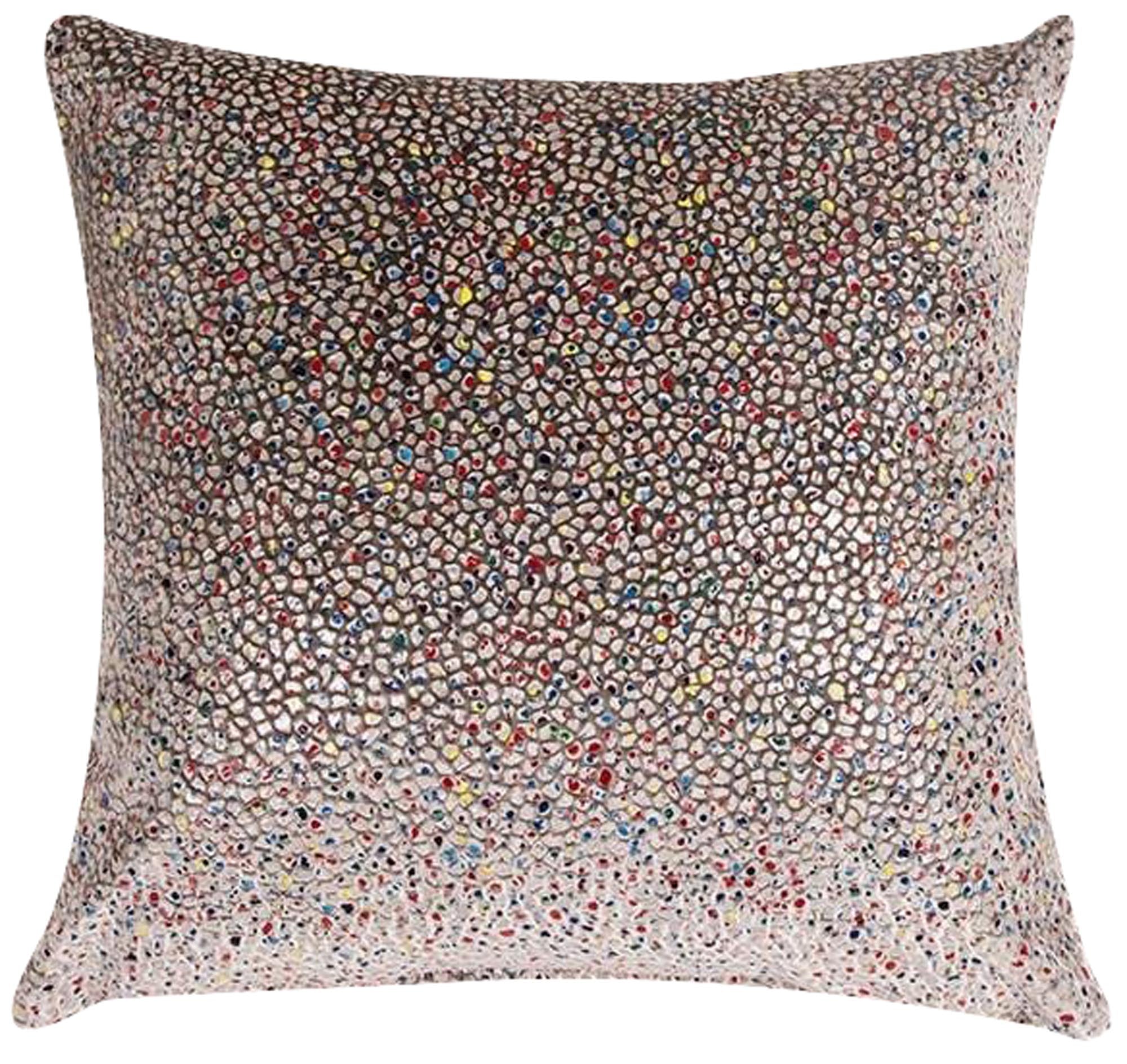 Kissenbezug Terrazzo Beige-Braun von ZigZagZurich, stilvoll & modern.