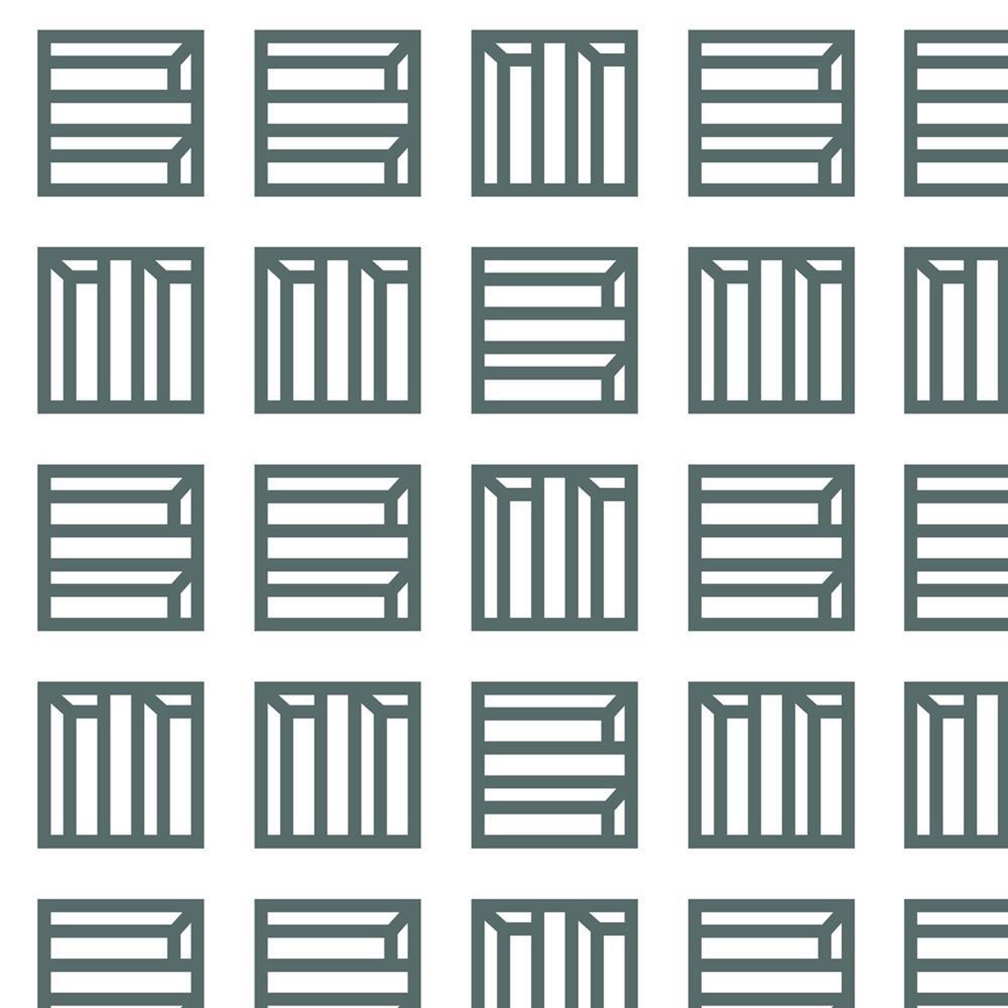 Exklusive Designer-Tapete mit einzigartigem geometrischem Muster.