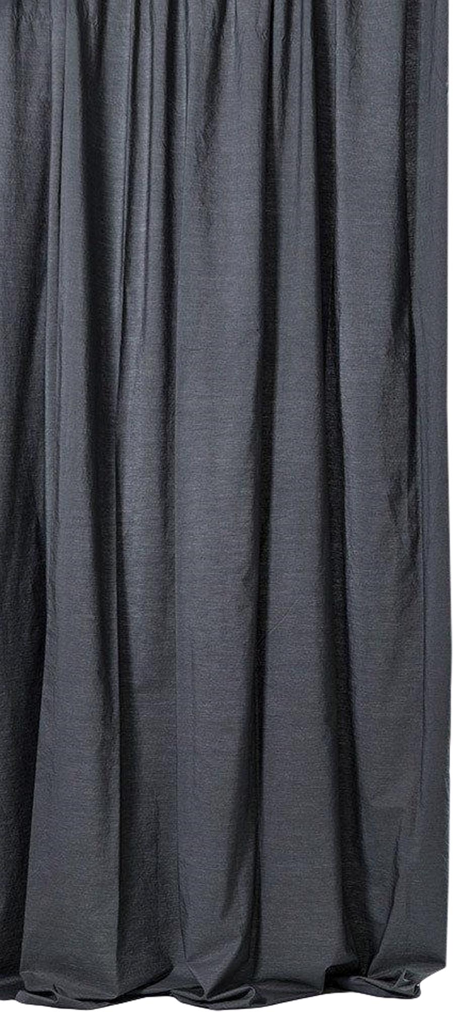 Luxuriöser grauer Vorhang aus ägyptischer Baumwolle von ZigZagZurich.