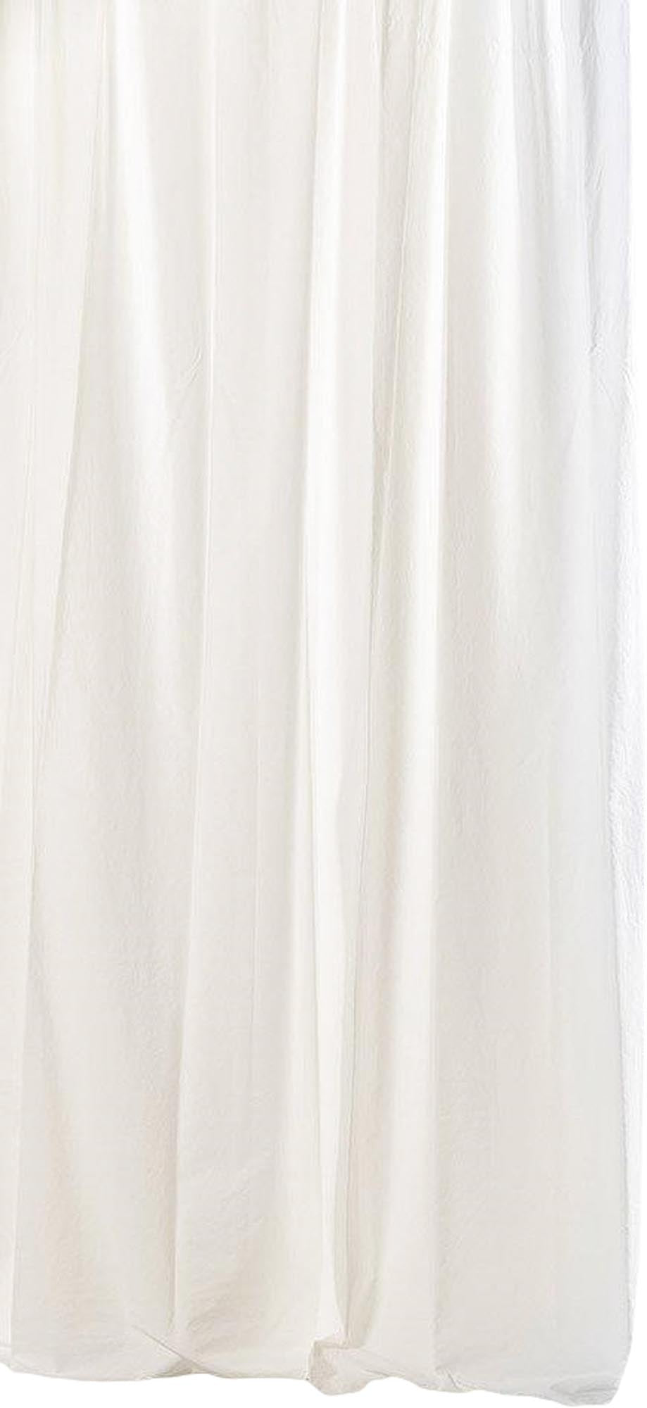 Hochwertiger Vorhang aus ägyptischer Baumwolle in Weiß/Sand von ZigZagZurich – perfekter Akzent für jedes moderne Zuhause.