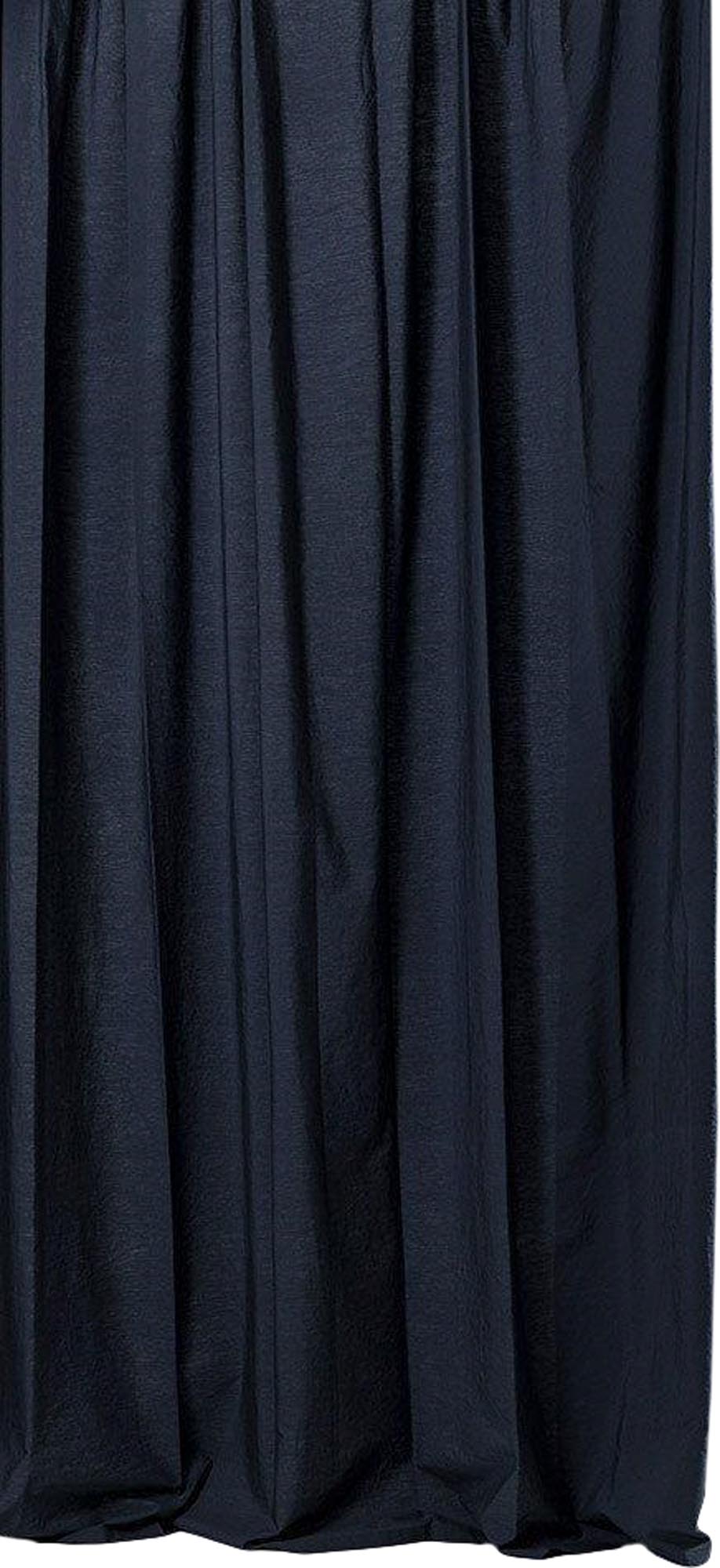 Hochwertiger blauer Vorhang aus ägyptischer Baumwolle von ZigZagZurich – perfekter Akzent für jedes stilvolle Zuhause.