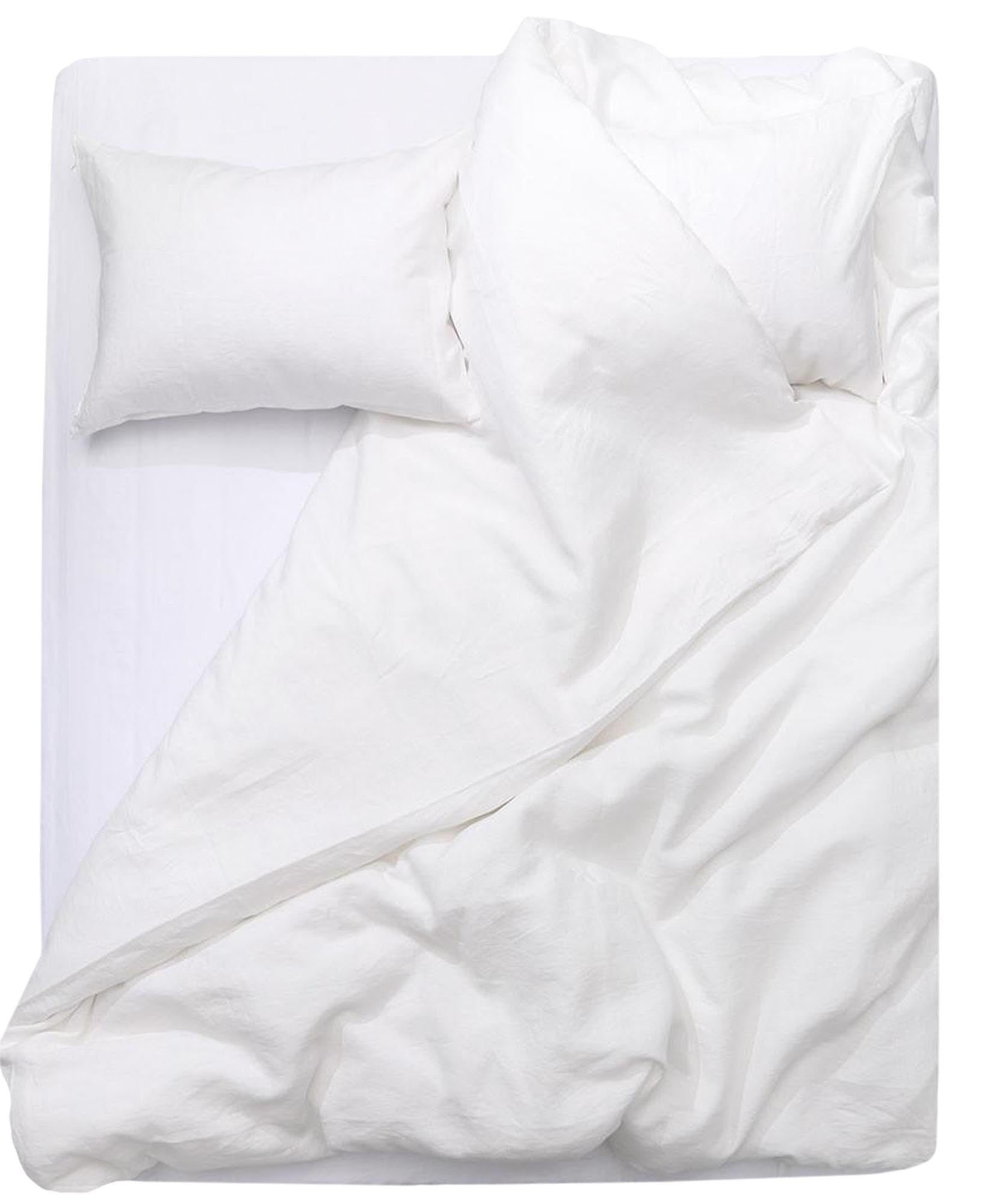 Hochwertige Leinenbettwäsche von ZigZagZurich für besten Schlaf.