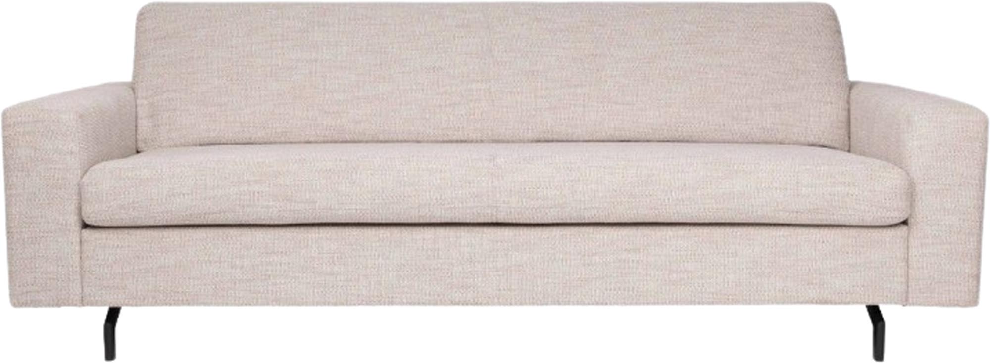 Das moderne Sofa Jean 2.5-Sitzer von Zuiver bietet eleganten Komfort mit hochwertiger Polsterung und robustem Polyesterbezug.